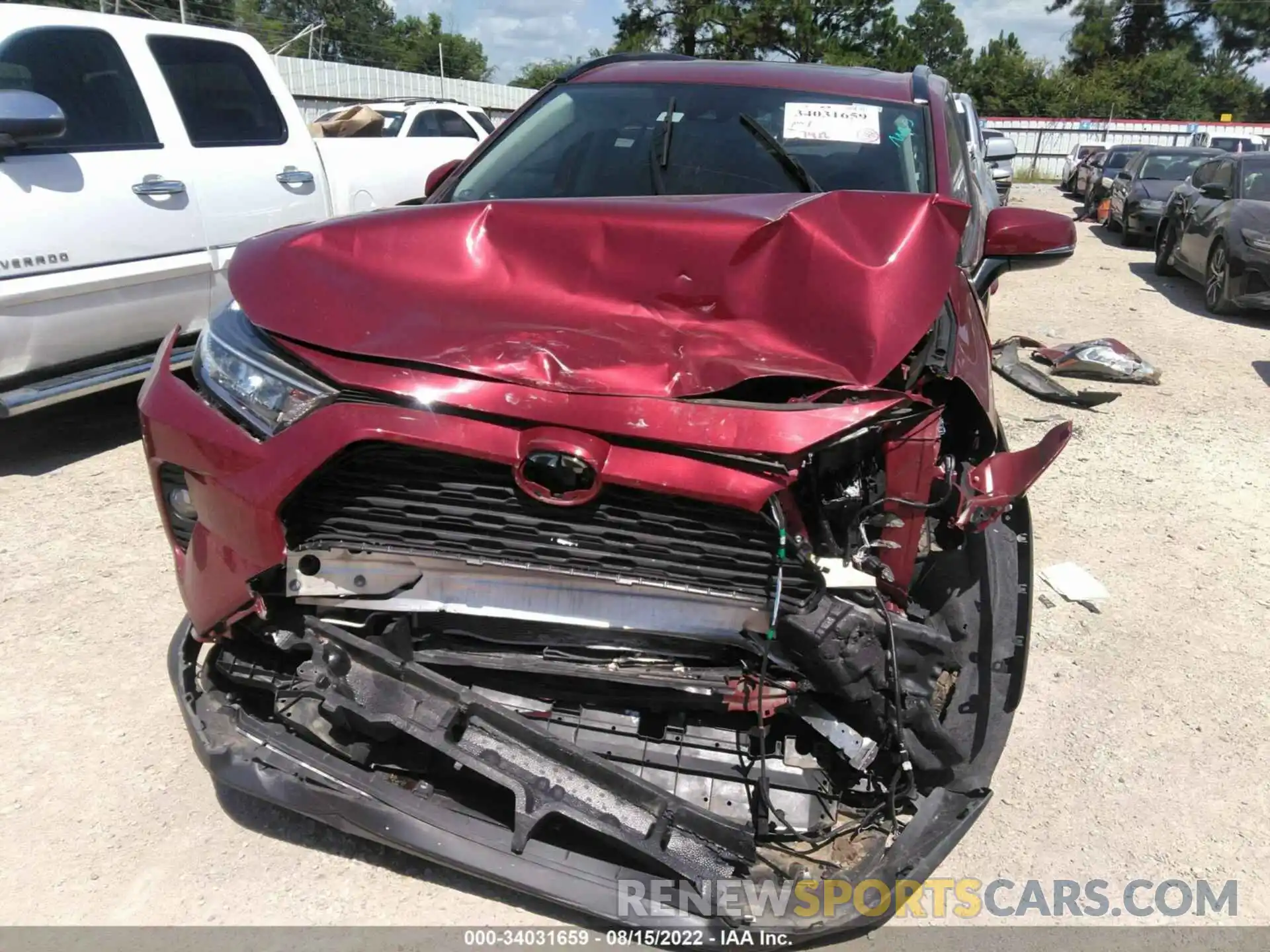 6 Photograph of a damaged car JTMW1RFV0KD028990 TOYOTA RAV4 2019