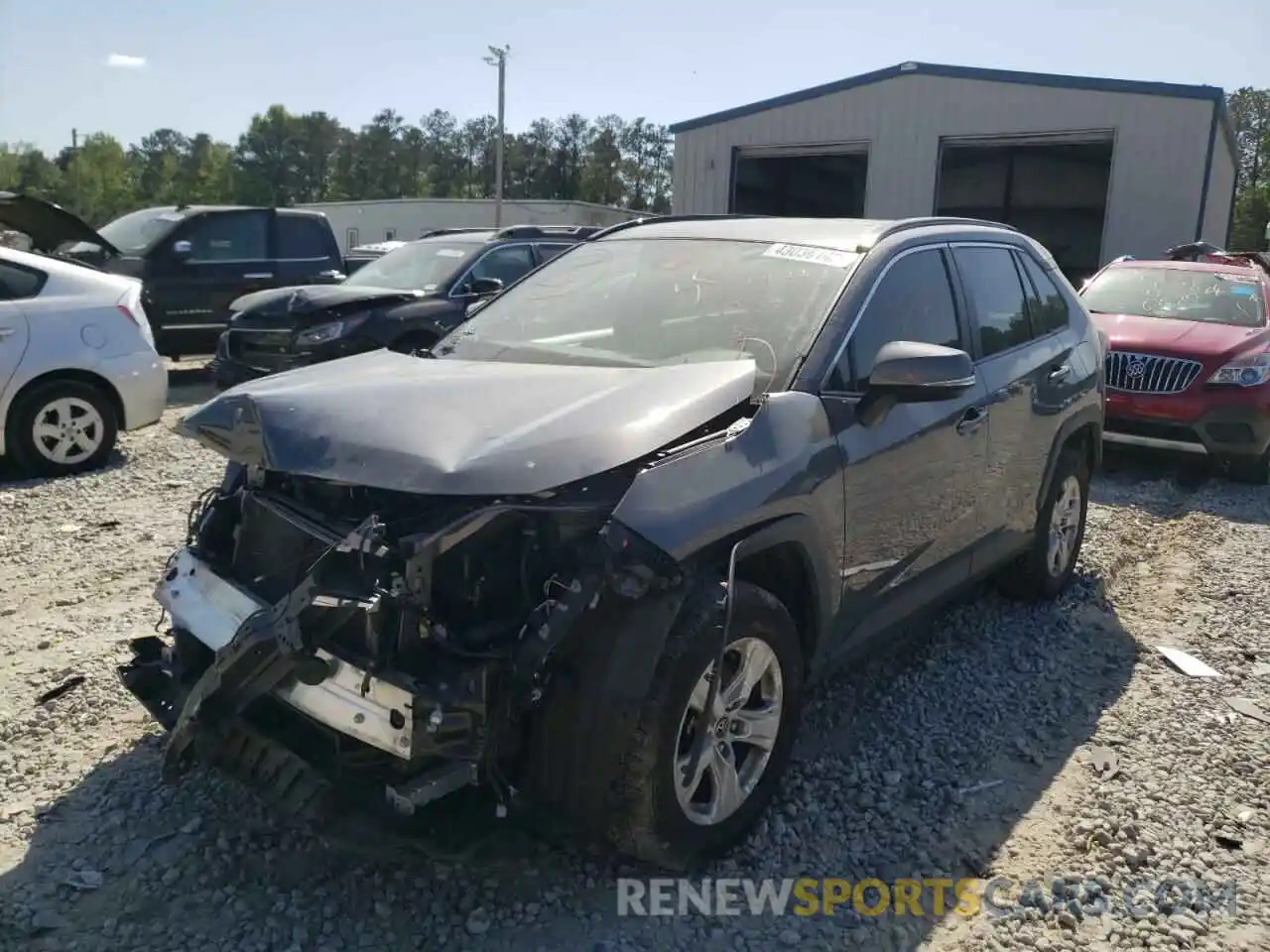 2 Photograph of a damaged car JTMW1RFV0KD030139 TOYOTA RAV4 2019