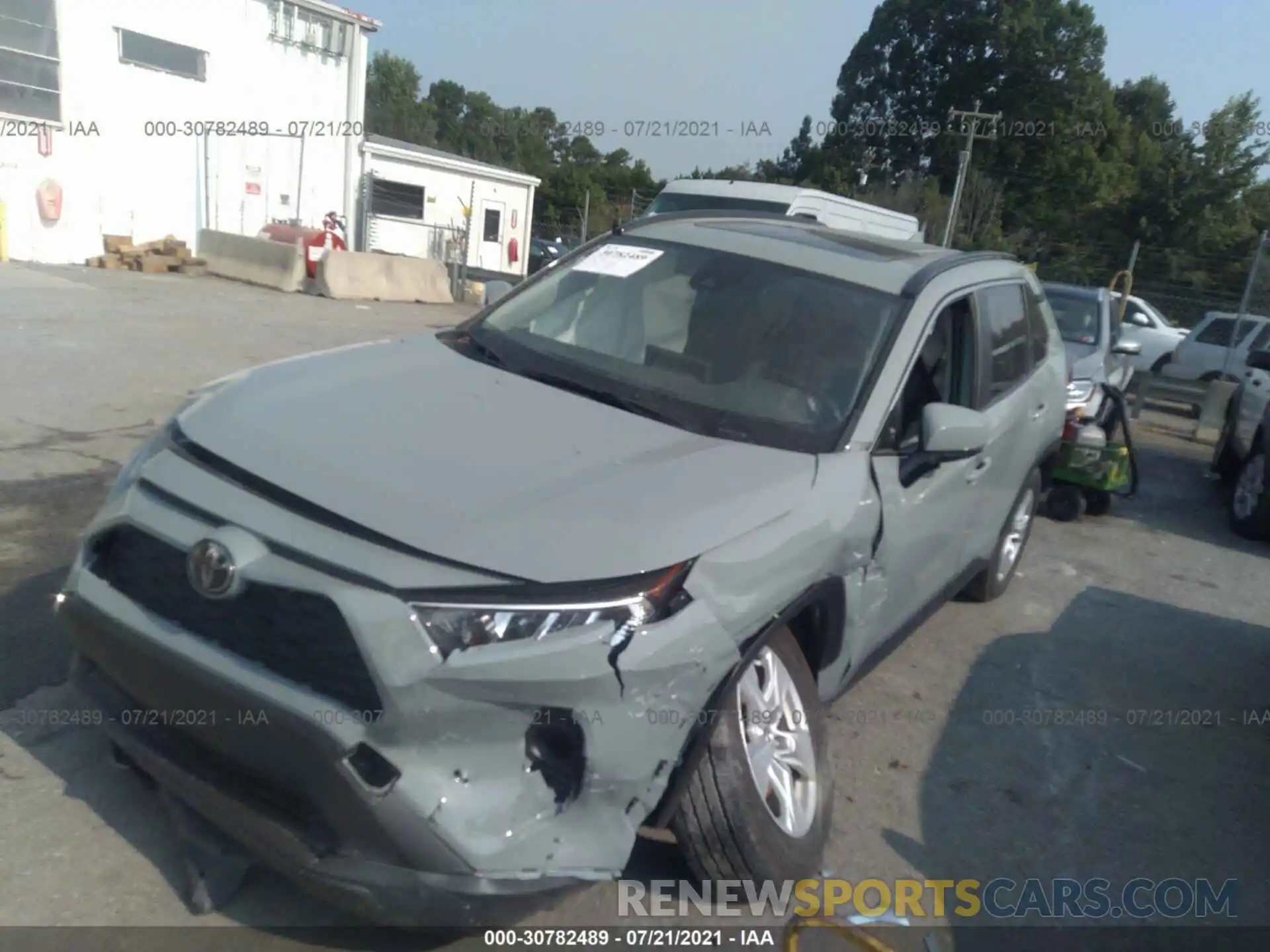 2 Photograph of a damaged car JTMW1RFV0KD030478 TOYOTA RAV4 2019