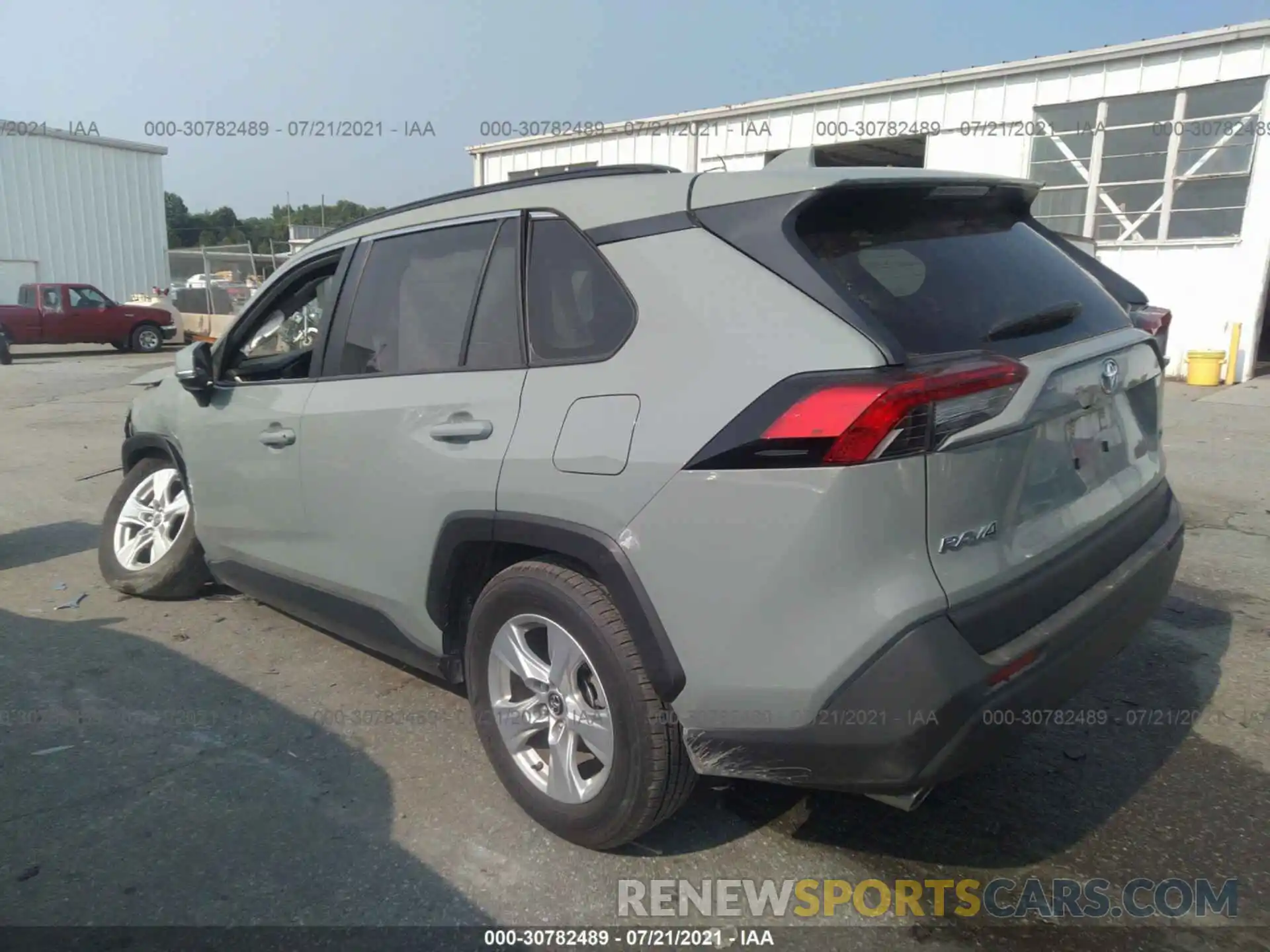 3 Photograph of a damaged car JTMW1RFV0KD030478 TOYOTA RAV4 2019