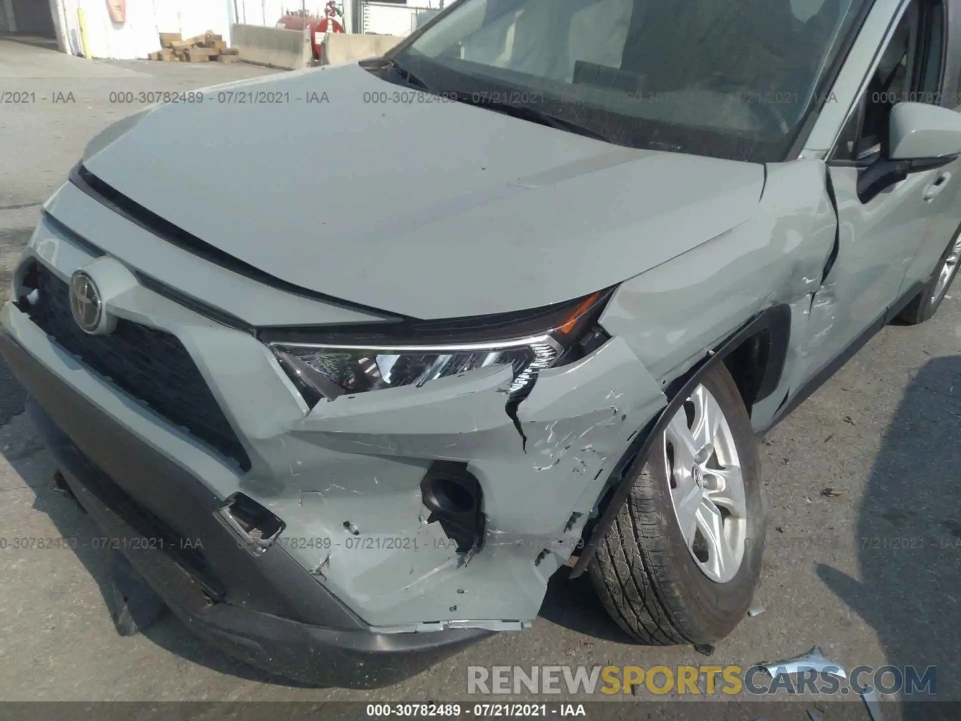 6 Photograph of a damaged car JTMW1RFV0KD030478 TOYOTA RAV4 2019