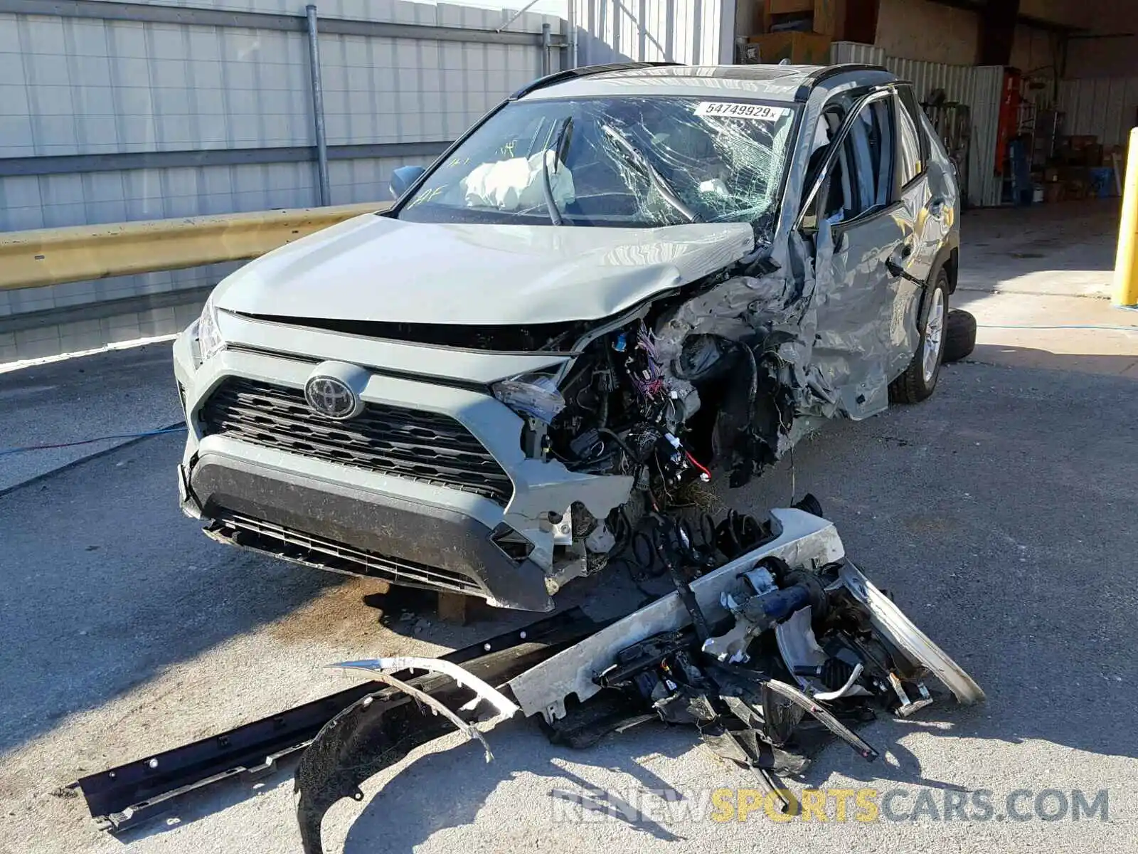 2 Photograph of a damaged car JTMW1RFV0KD031193 TOYOTA RAV4 2019