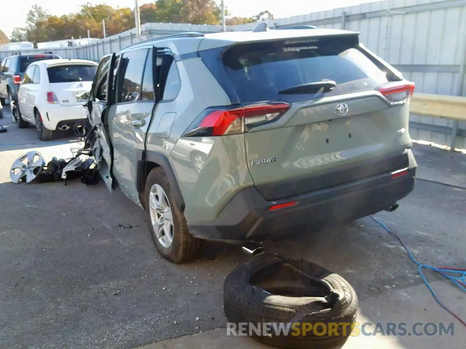 3 Photograph of a damaged car JTMW1RFV0KD031193 TOYOTA RAV4 2019