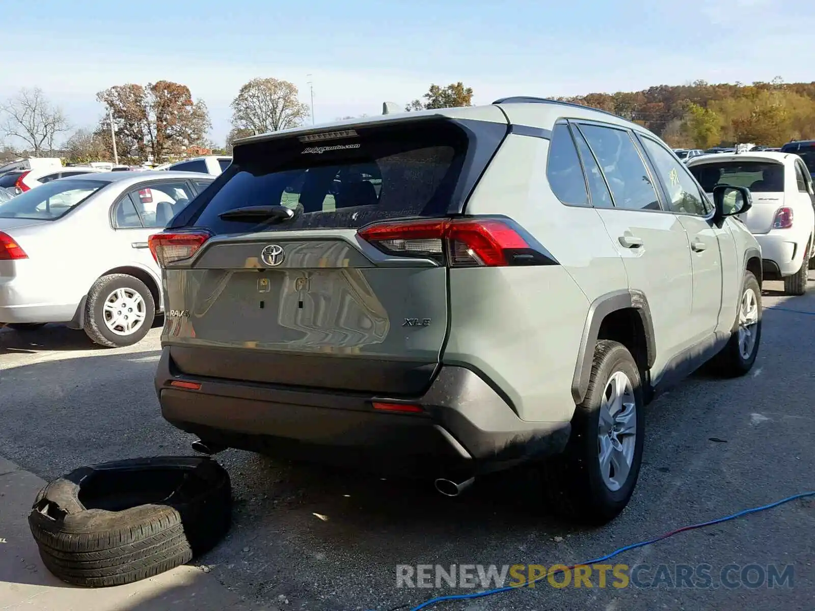 4 Photograph of a damaged car JTMW1RFV0KD031193 TOYOTA RAV4 2019