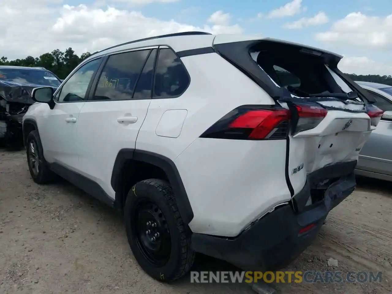 3 Photograph of a damaged car JTMW1RFV0KD031517 TOYOTA RAV4 2019