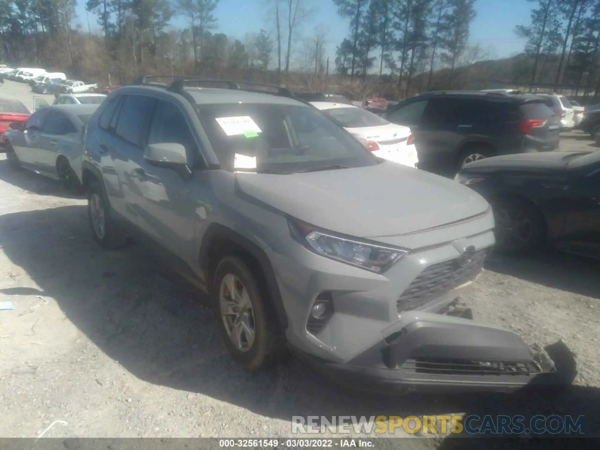 1 Photograph of a damaged car JTMW1RFV0KD034837 TOYOTA RAV4 2019