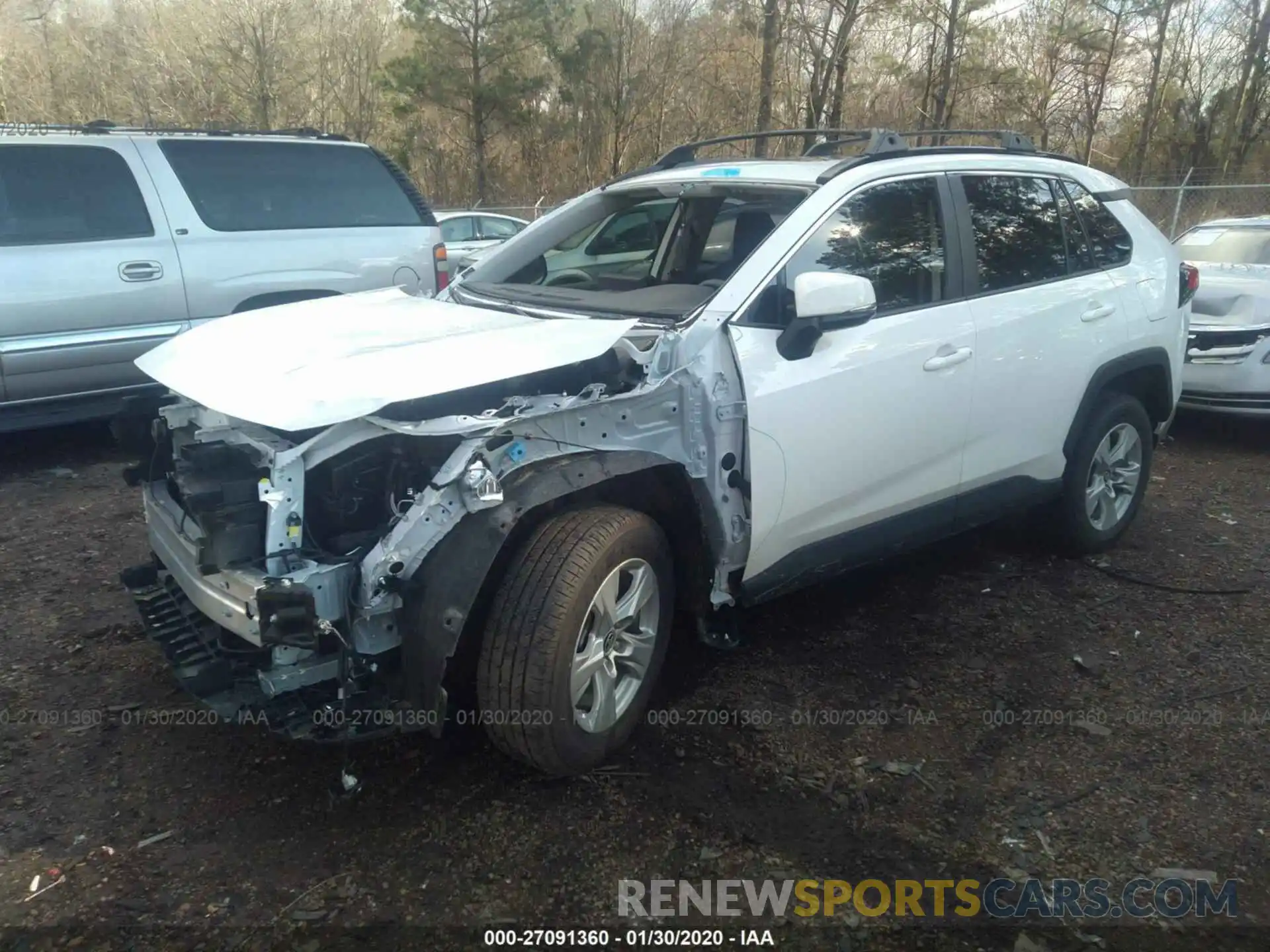 2 Фотография поврежденного автомобиля JTMW1RFV0KD035440 TOYOTA RAV4 2019