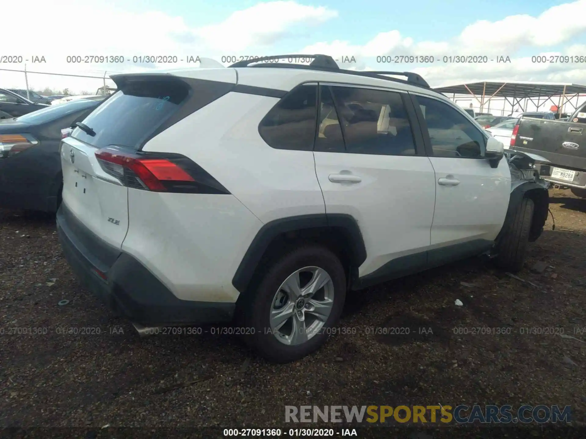 4 Фотография поврежденного автомобиля JTMW1RFV0KD035440 TOYOTA RAV4 2019