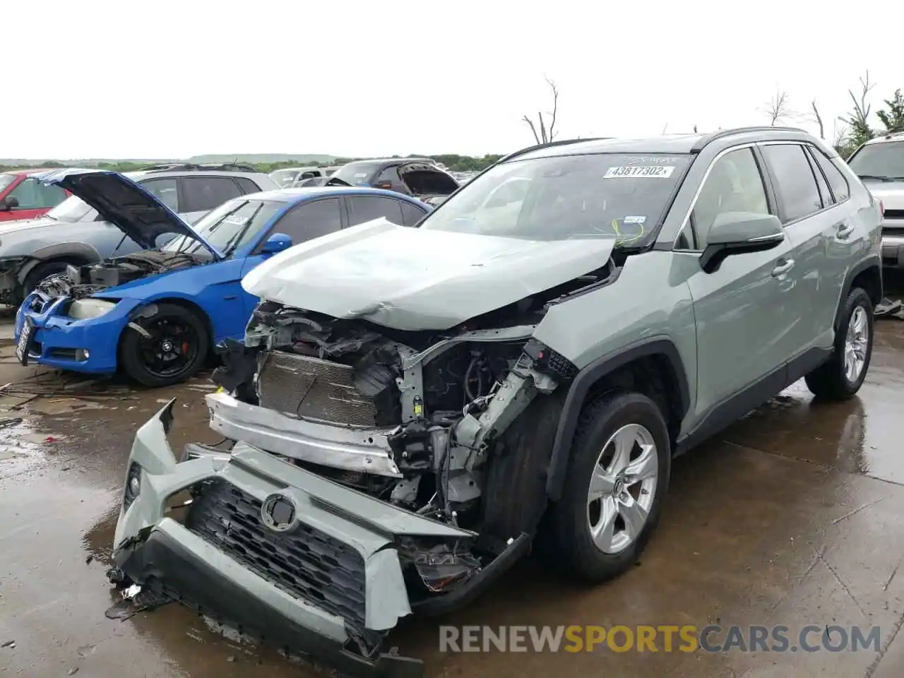 2 Фотография поврежденного автомобиля JTMW1RFV0KD501268 TOYOTA RAV4 2019