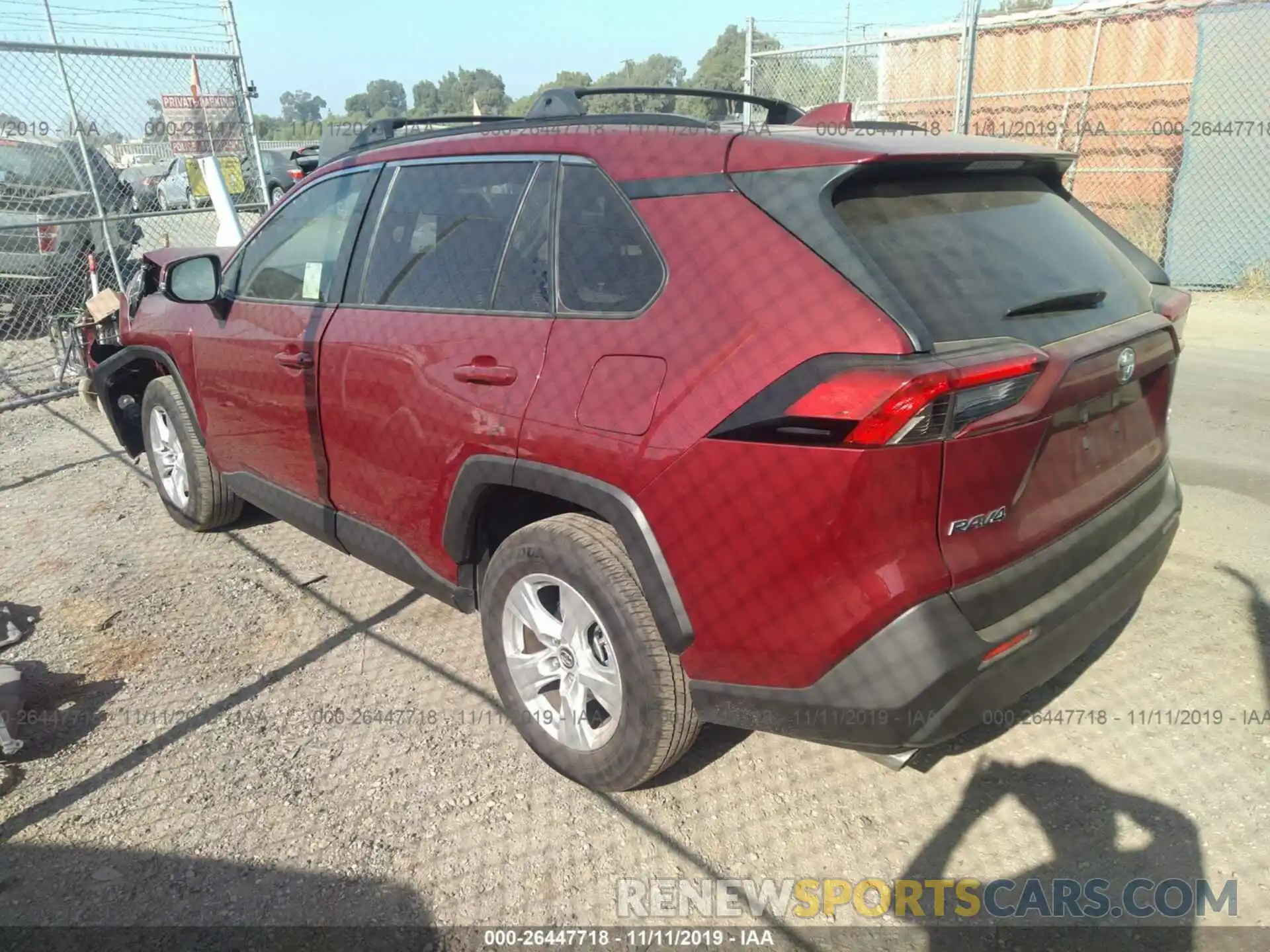 3 Photograph of a damaged car JTMW1RFV0KD503540 TOYOTA RAV4 2019