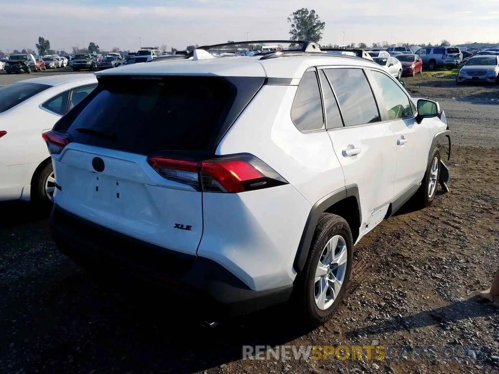 4 Photograph of a damaged car JTMW1RFV0KD506857 TOYOTA RAV4 2019