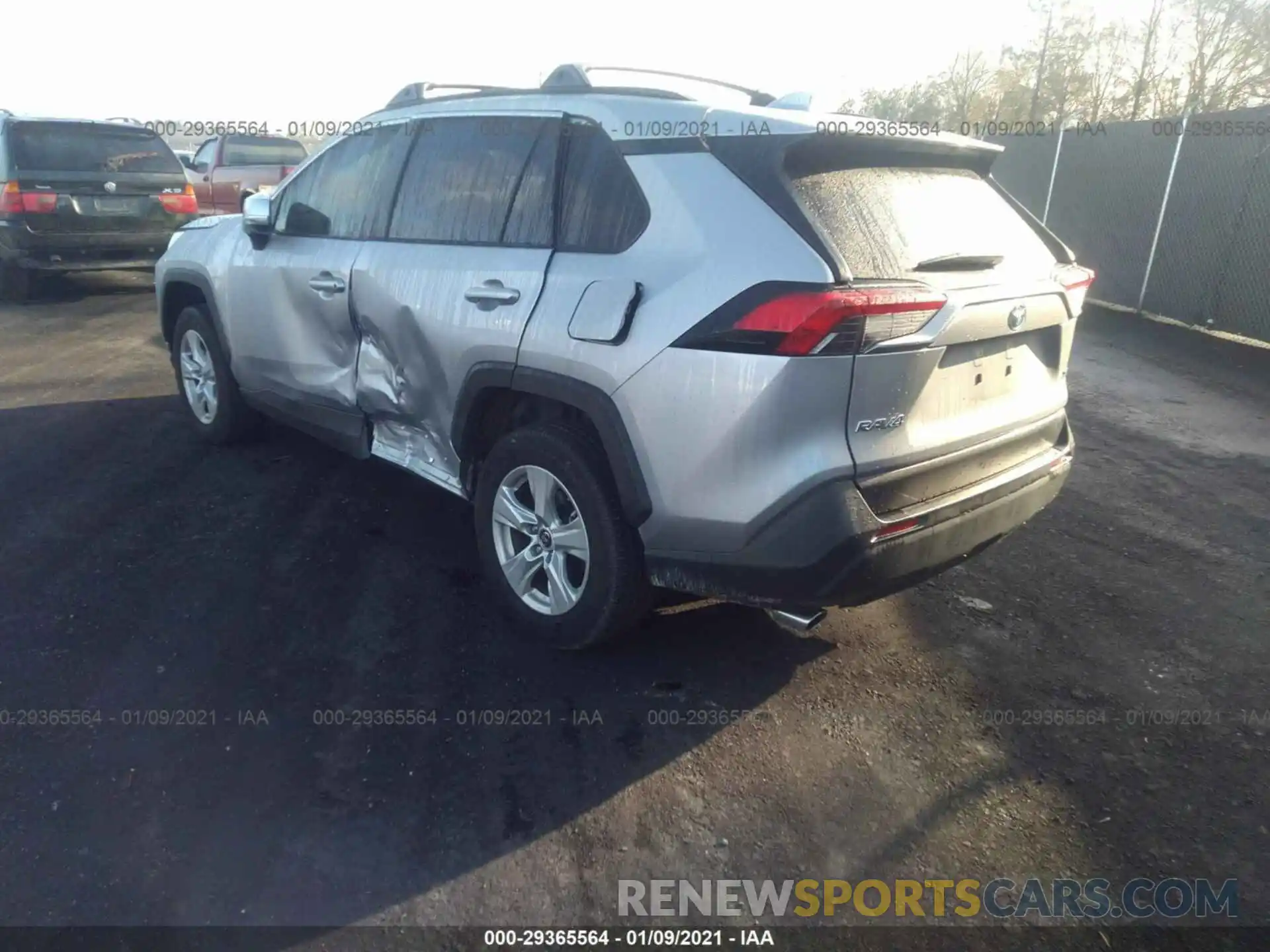 3 Photograph of a damaged car JTMW1RFV0KD506955 TOYOTA RAV4 2019
