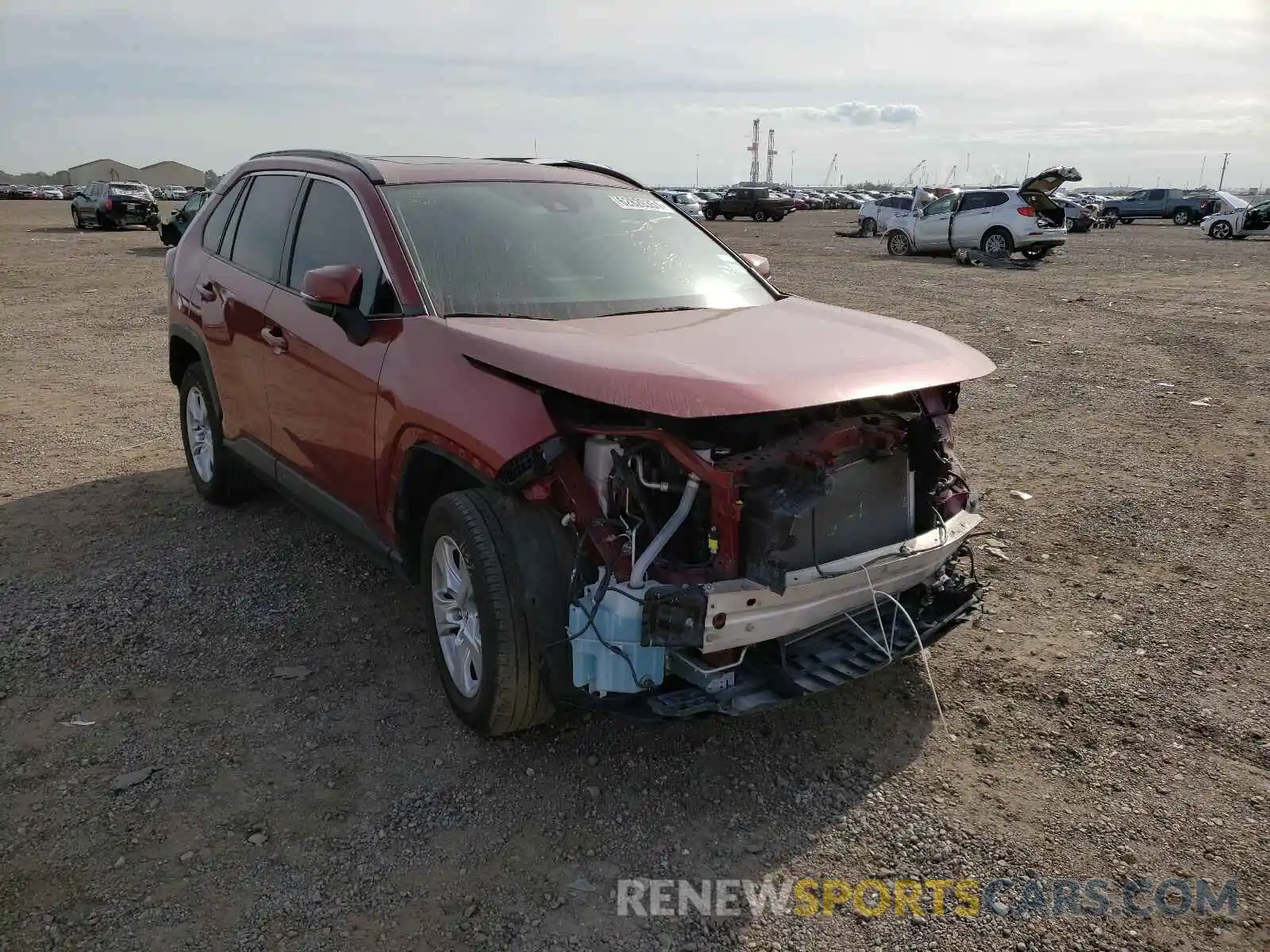 1 Photograph of a damaged car JTMW1RFV0KD508785 TOYOTA RAV4 2019