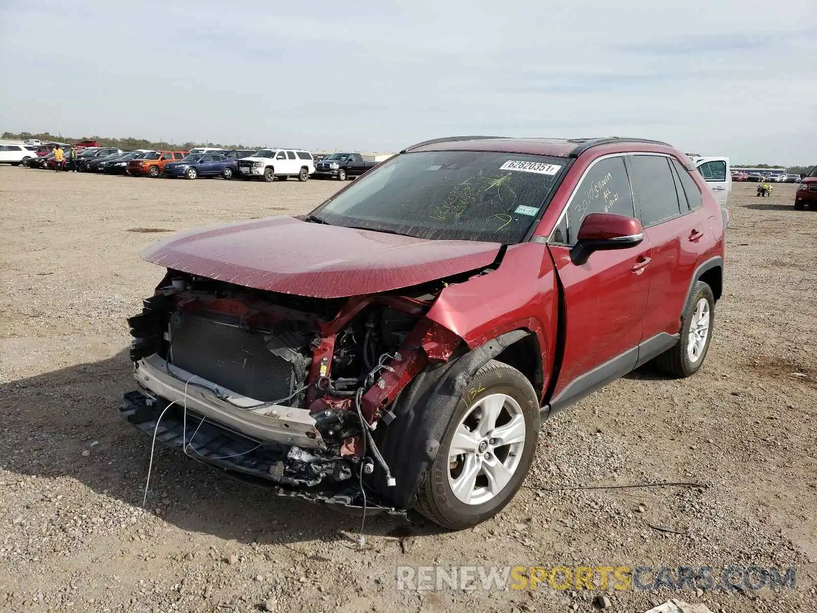 2 Photograph of a damaged car JTMW1RFV0KD508785 TOYOTA RAV4 2019