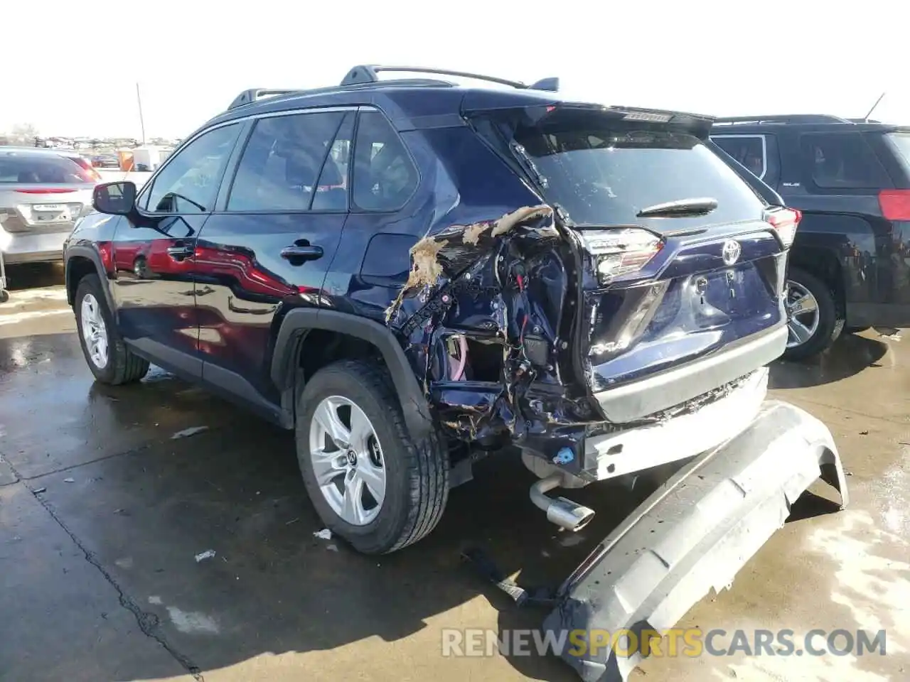 3 Photograph of a damaged car JTMW1RFV0KD509337 TOYOTA RAV4 2019