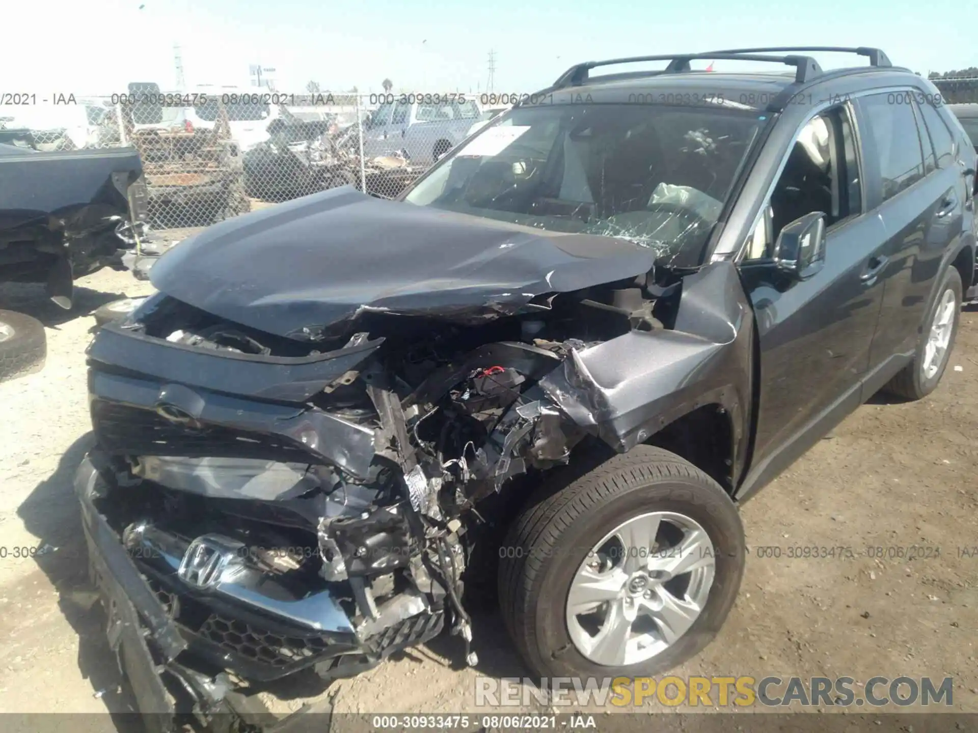 2 Photograph of a damaged car JTMW1RFV0KD509970 TOYOTA RAV4 2019