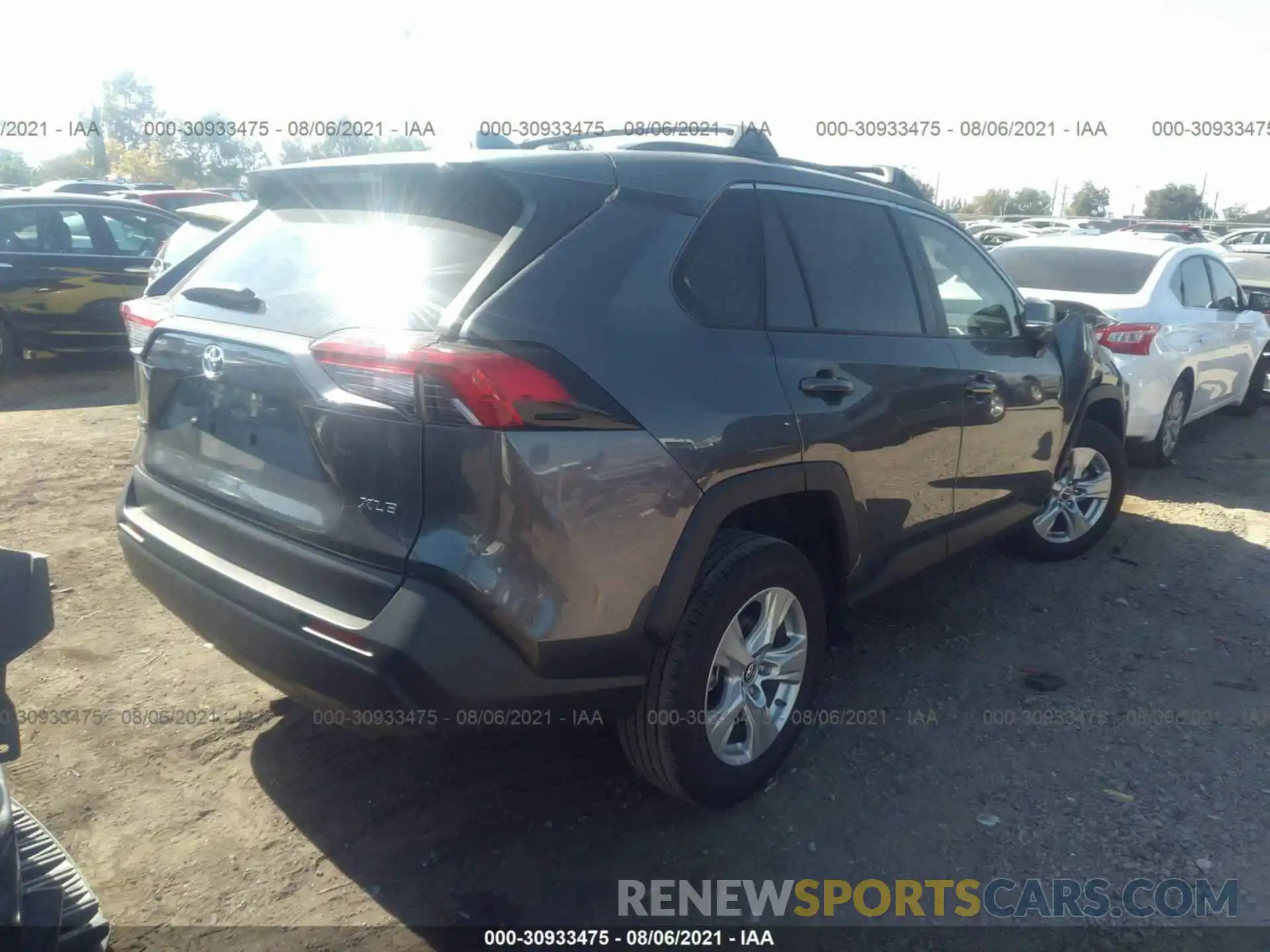 4 Photograph of a damaged car JTMW1RFV0KD509970 TOYOTA RAV4 2019