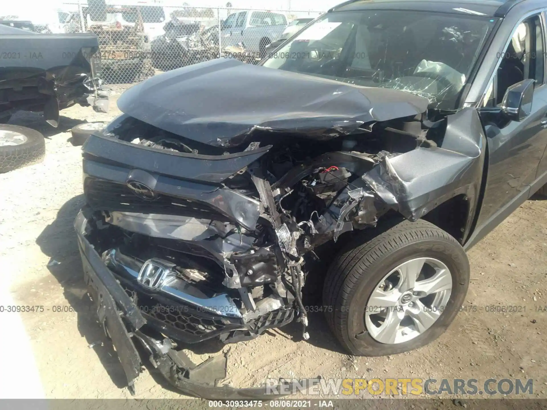 6 Photograph of a damaged car JTMW1RFV0KD509970 TOYOTA RAV4 2019