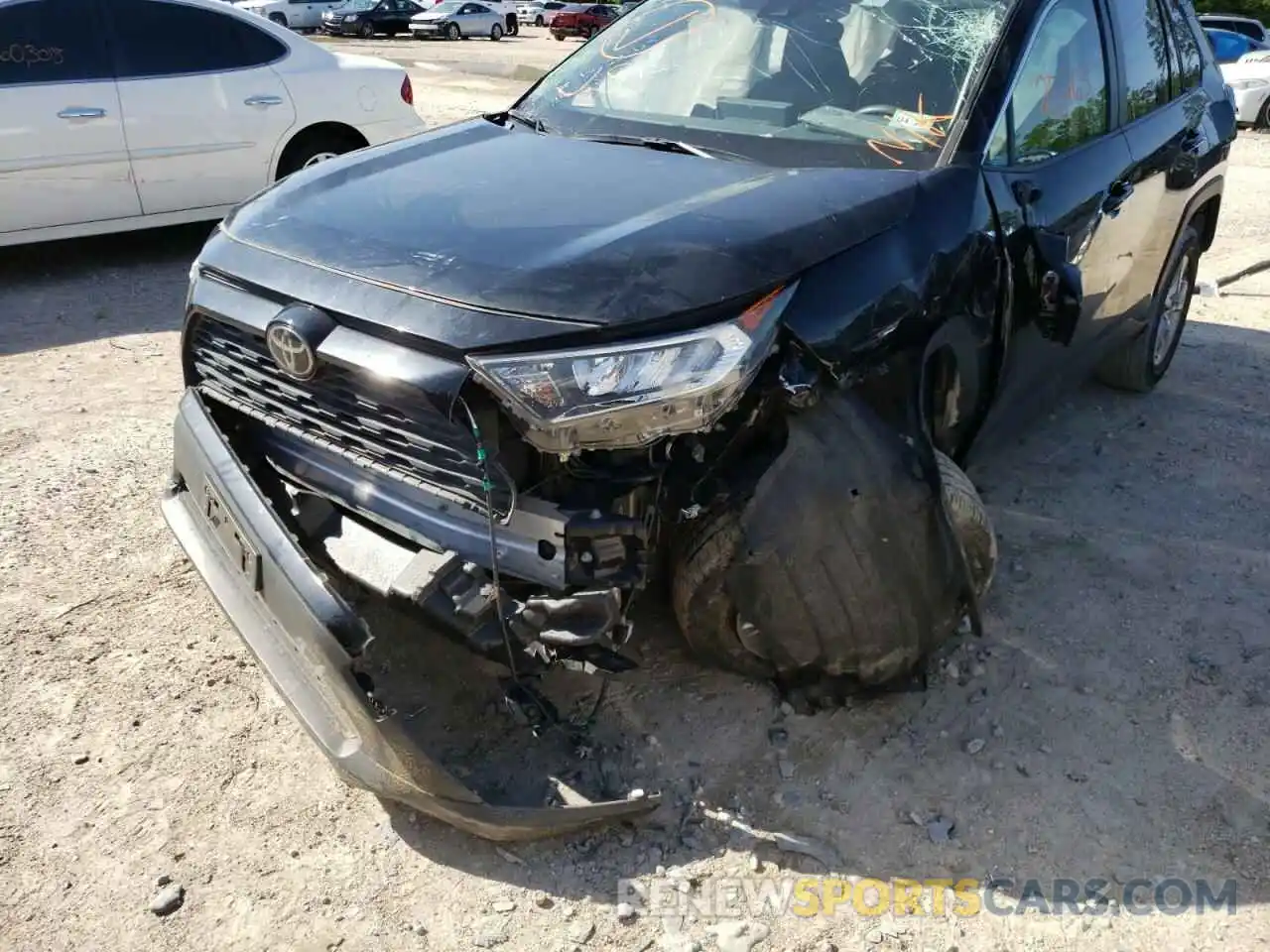 9 Photograph of a damaged car JTMW1RFV0KD511914 TOYOTA RAV4 2019