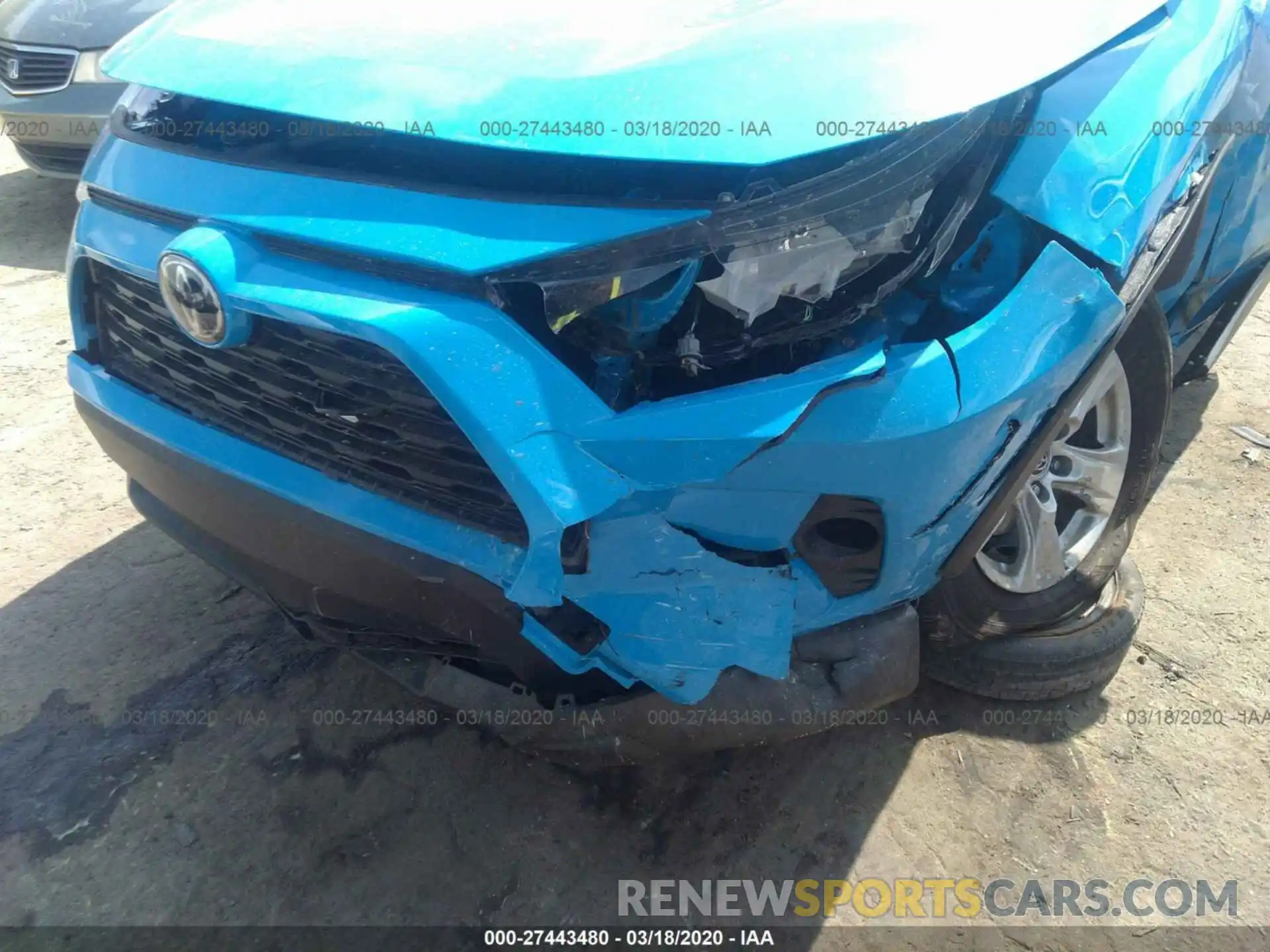 6 Photograph of a damaged car JTMW1RFV0KD513372 TOYOTA RAV4 2019