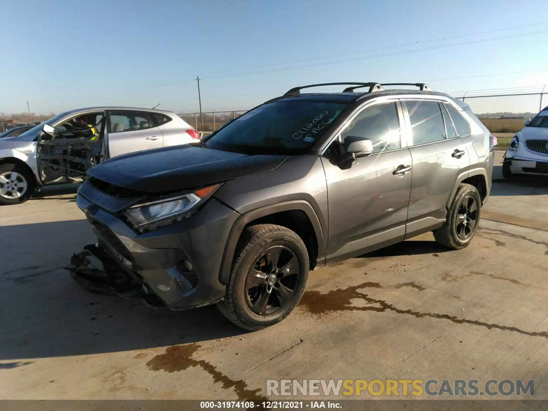 2 Photograph of a damaged car JTMW1RFV0KD514053 TOYOTA RAV4 2019