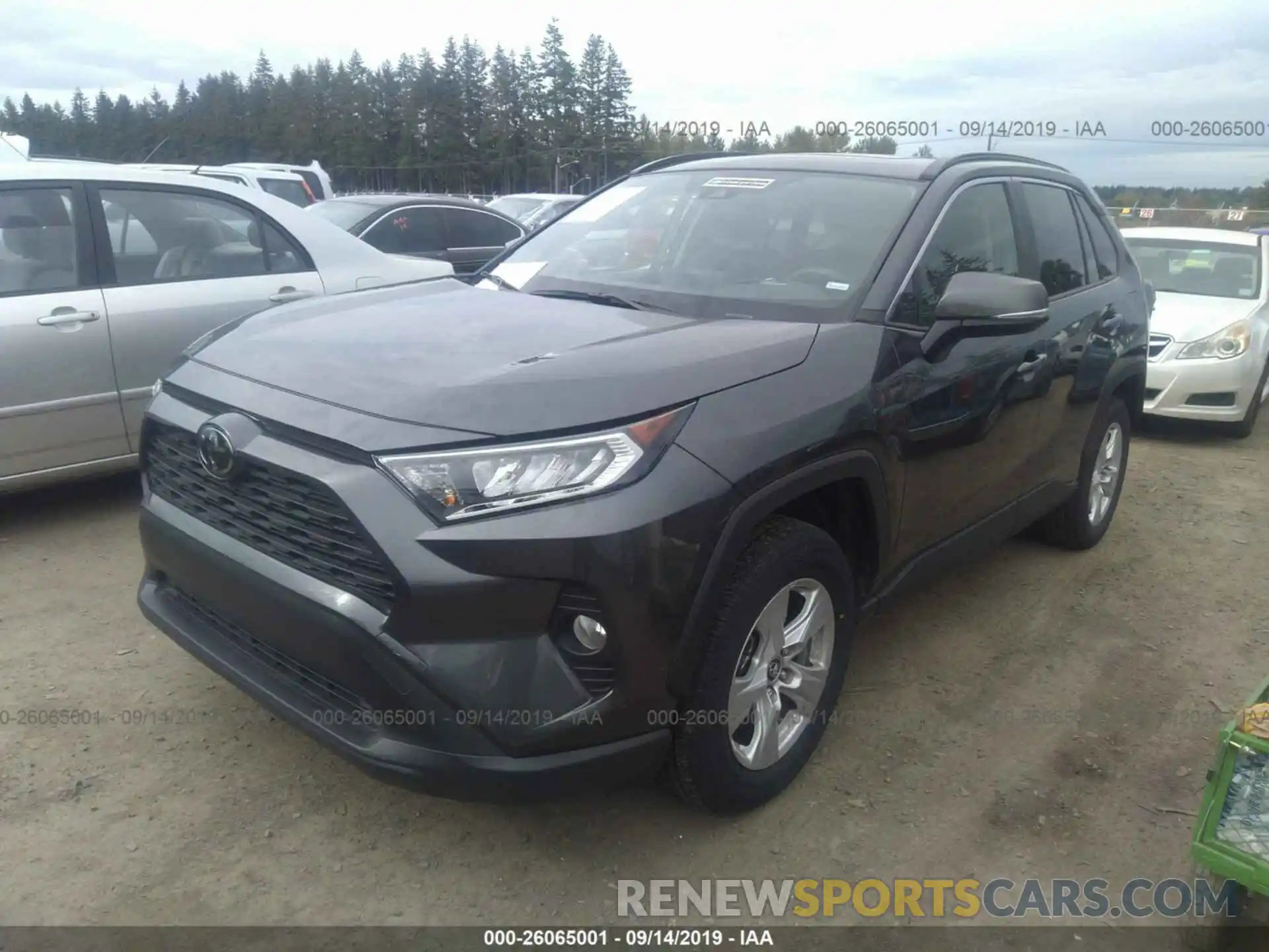 2 Photograph of a damaged car JTMW1RFV0KJ001824 TOYOTA RAV4 2019