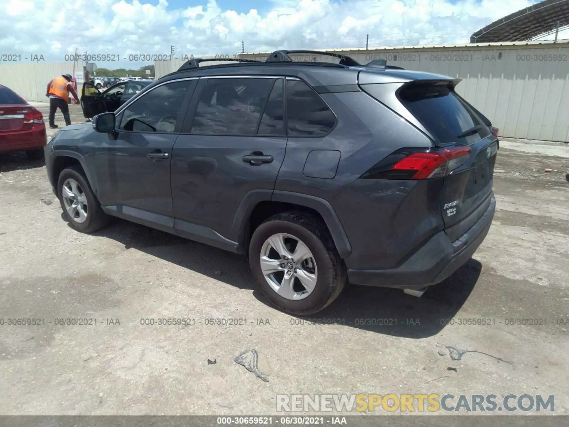 3 Photograph of a damaged car JTMW1RFV0KJ005596 TOYOTA RAV4 2019