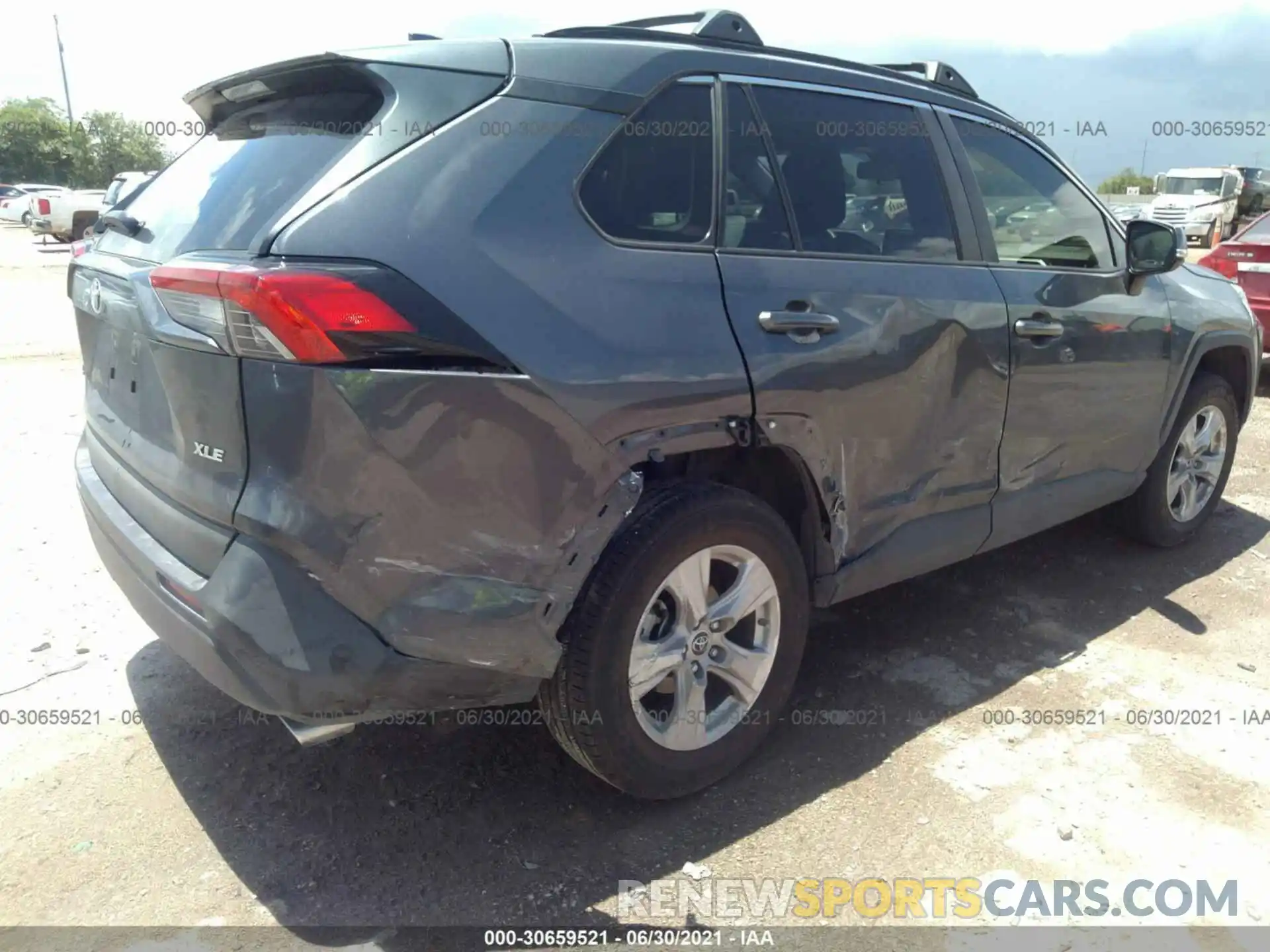 6 Photograph of a damaged car JTMW1RFV0KJ005596 TOYOTA RAV4 2019