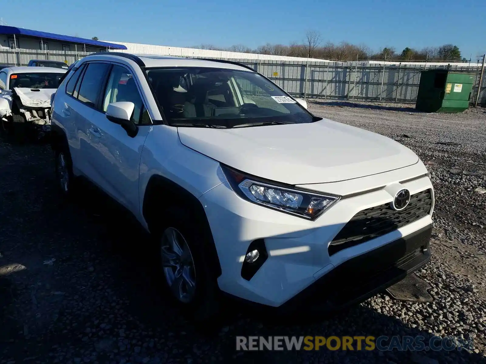 1 Photograph of a damaged car JTMW1RFV0KJ009230 TOYOTA RAV4 2019