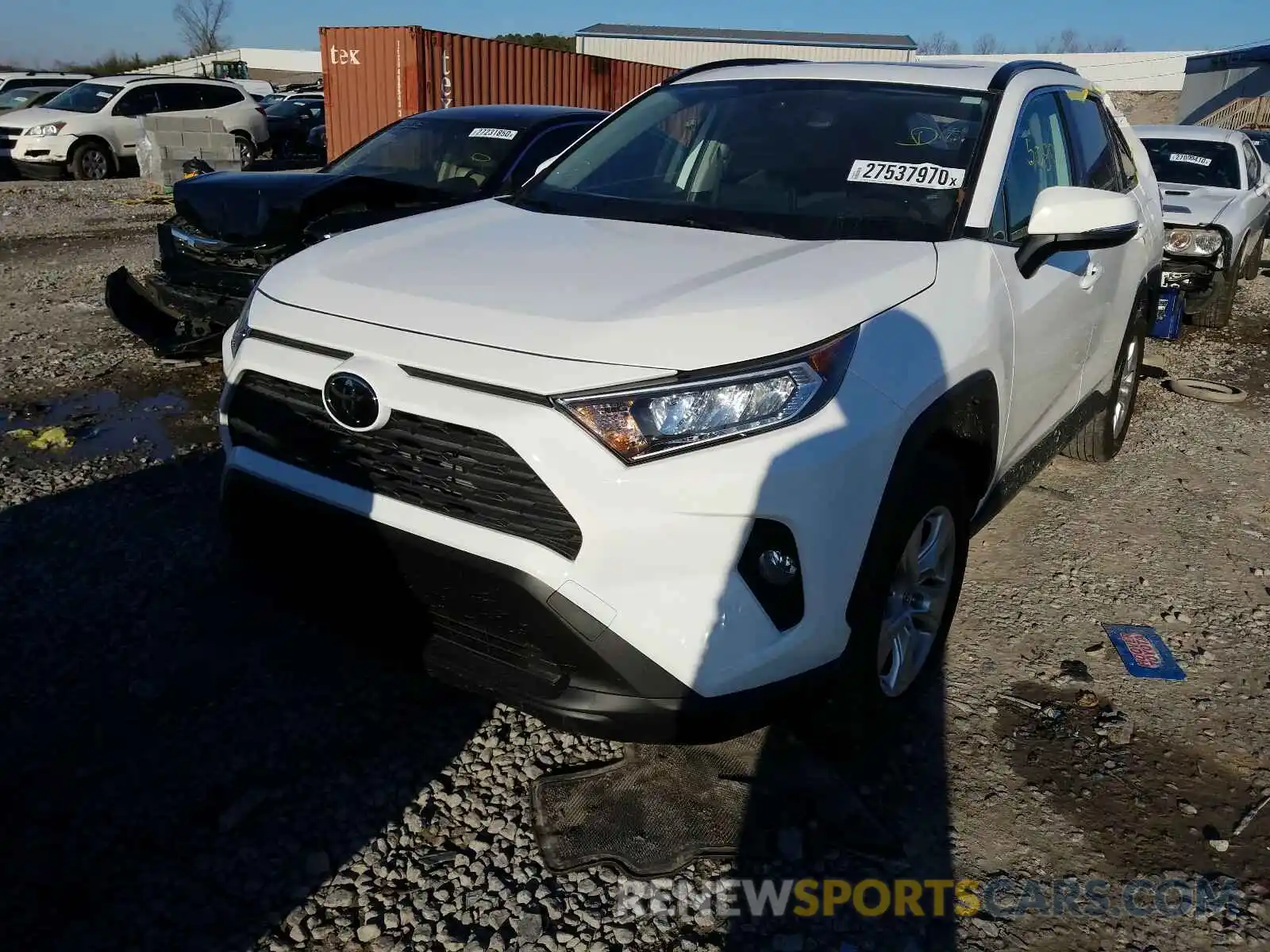 2 Photograph of a damaged car JTMW1RFV0KJ009230 TOYOTA RAV4 2019