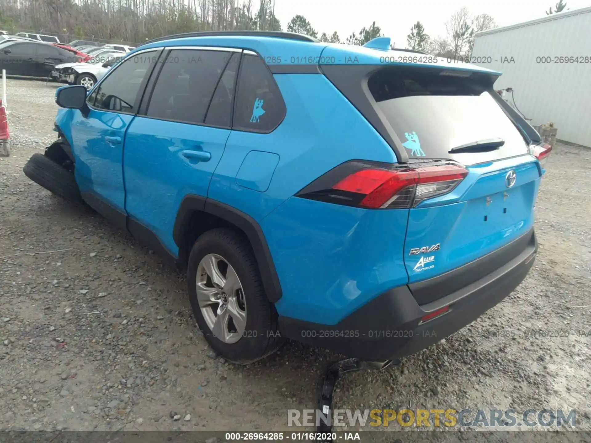 3 Photograph of a damaged car JTMW1RFV0KJ011799 TOYOTA RAV4 2019