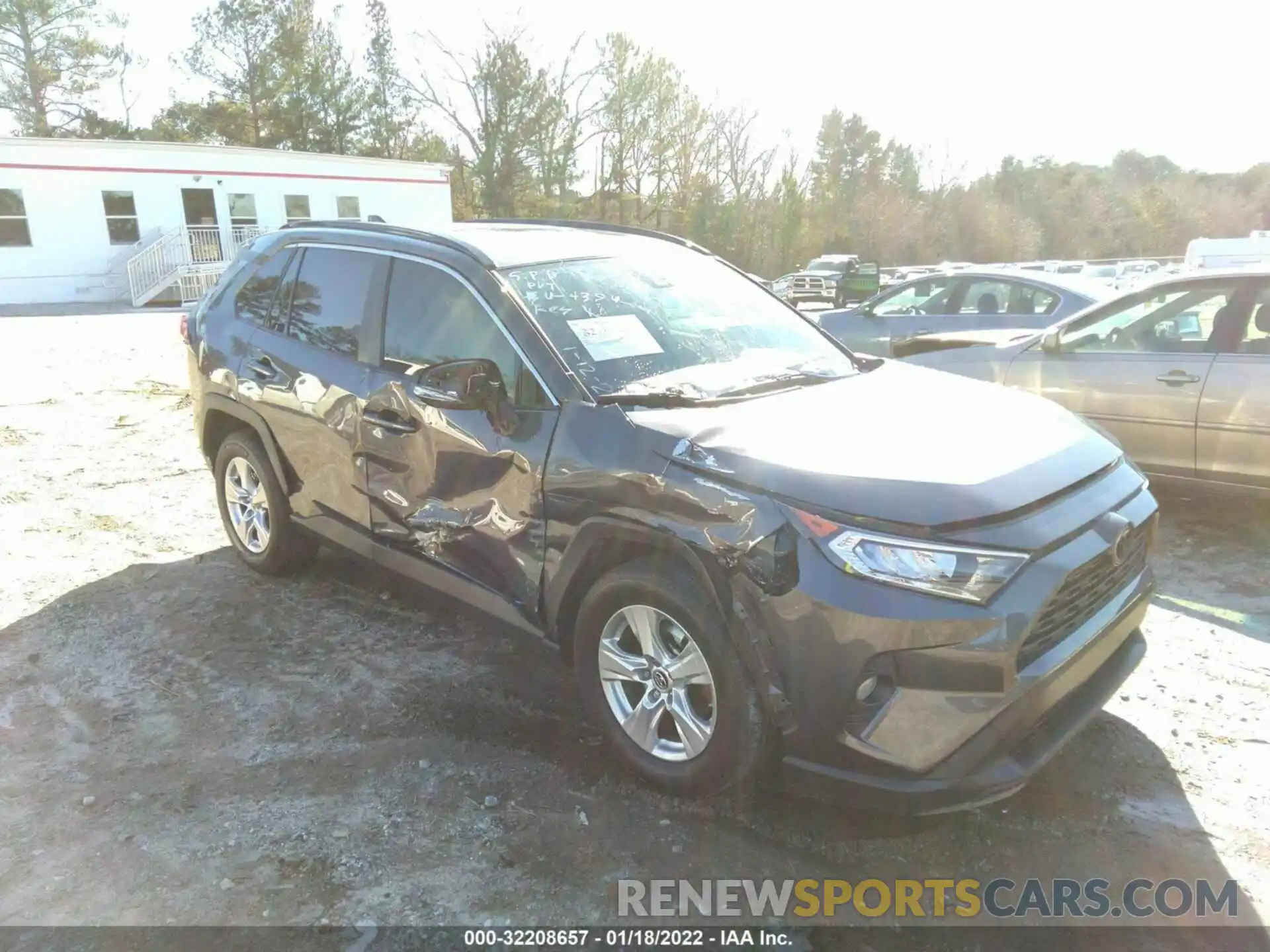 1 Photograph of a damaged car JTMW1RFV0KJ014394 TOYOTA RAV4 2019