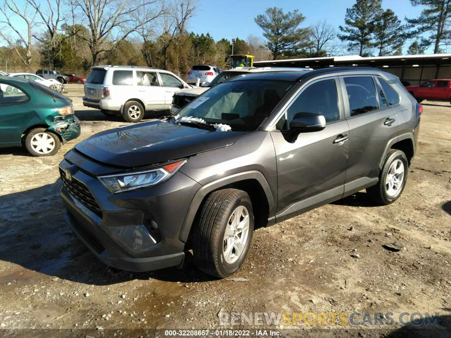 2 Photograph of a damaged car JTMW1RFV0KJ014394 TOYOTA RAV4 2019