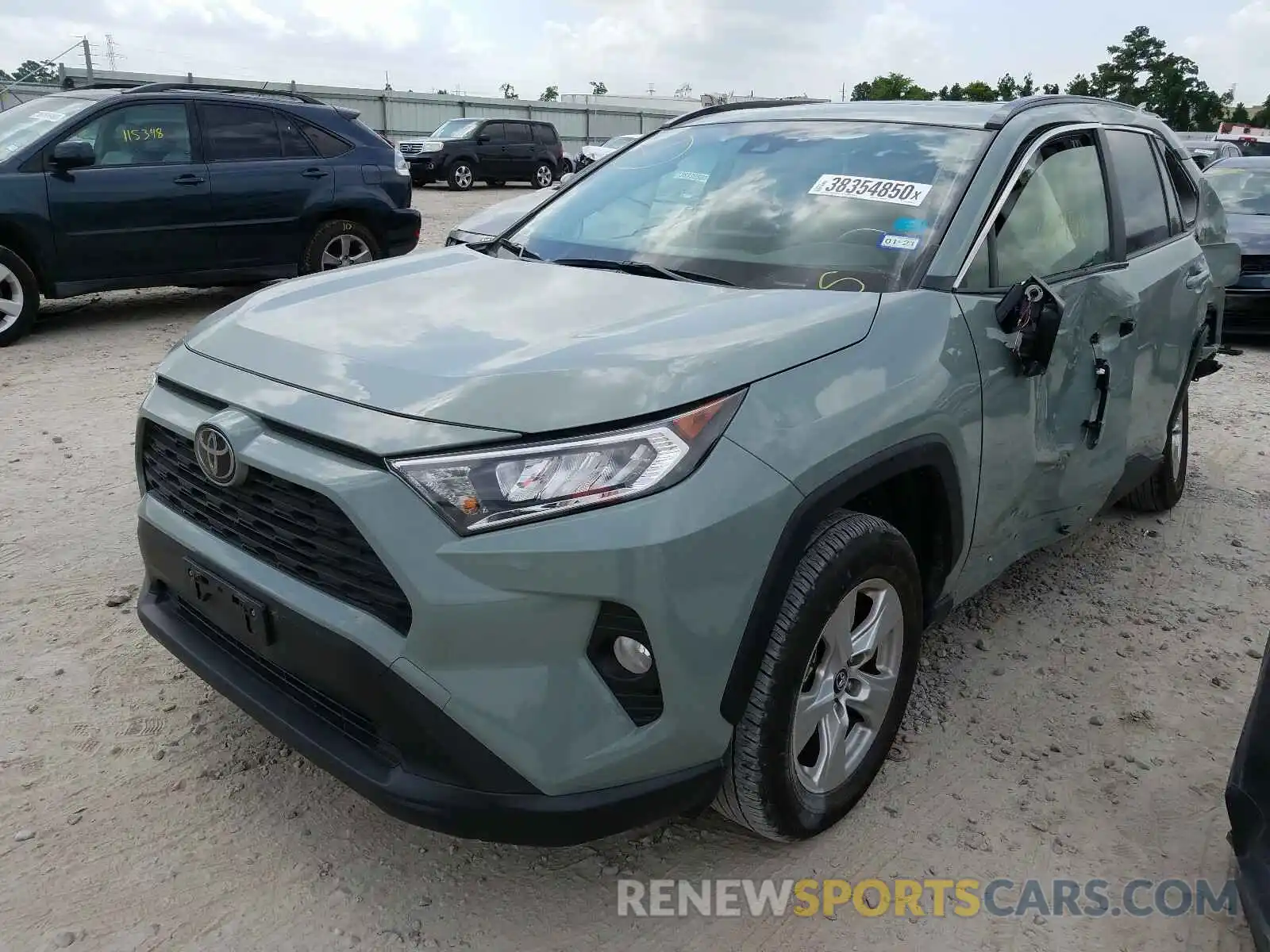 2 Photograph of a damaged car JTMW1RFV1KD009560 TOYOTA RAV4 2019