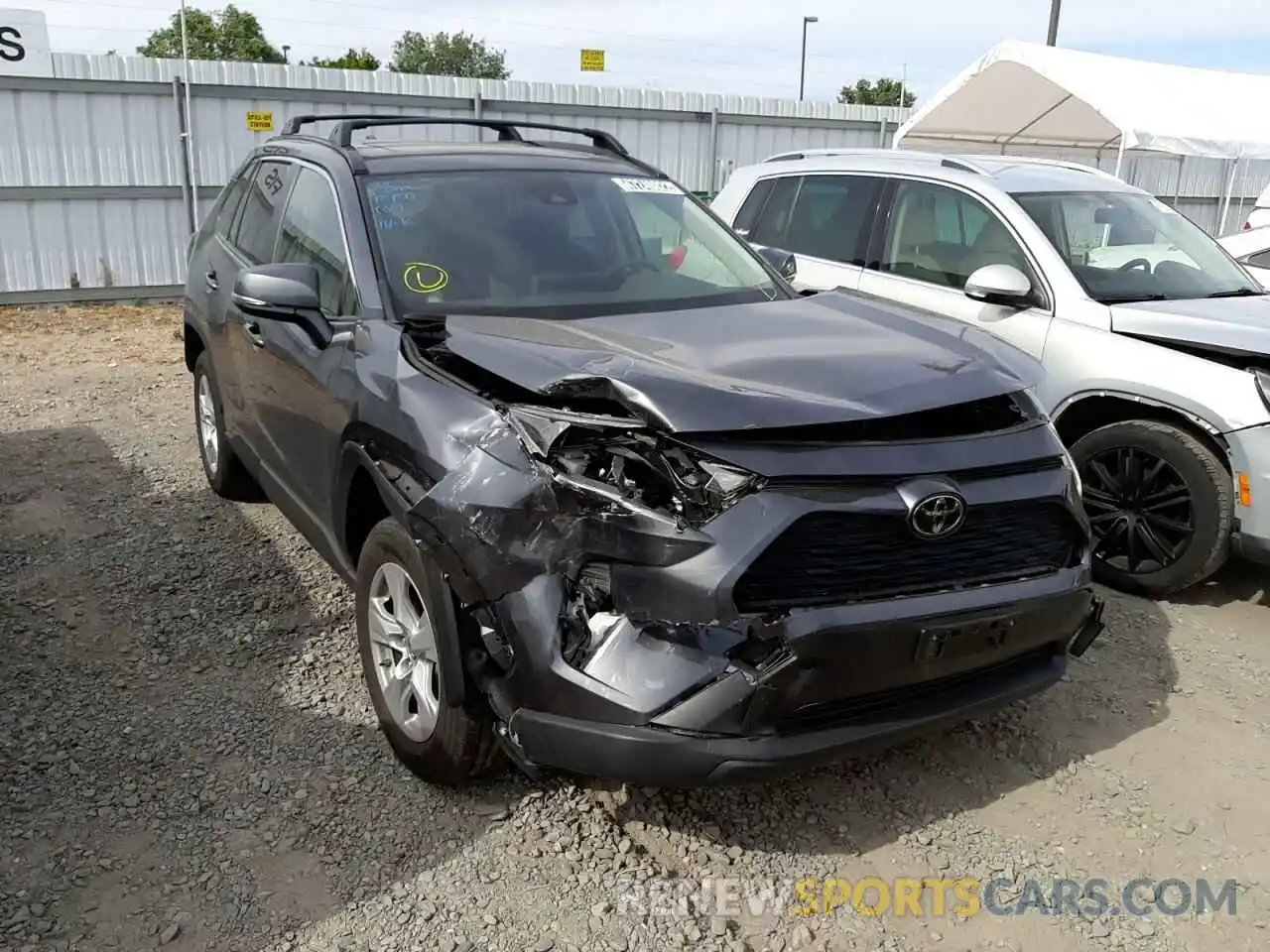 1 Photograph of a damaged car JTMW1RFV1KD009610 TOYOTA RAV4 2019