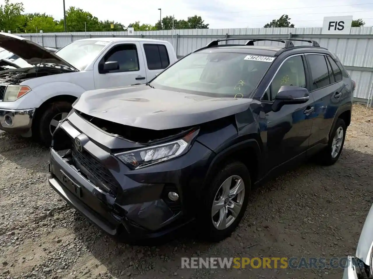 2 Photograph of a damaged car JTMW1RFV1KD009610 TOYOTA RAV4 2019