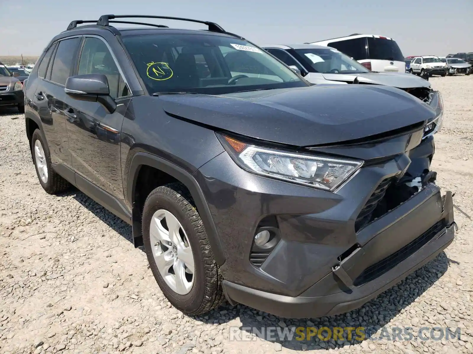 1 Photograph of a damaged car JTMW1RFV1KD010157 TOYOTA RAV4 2019