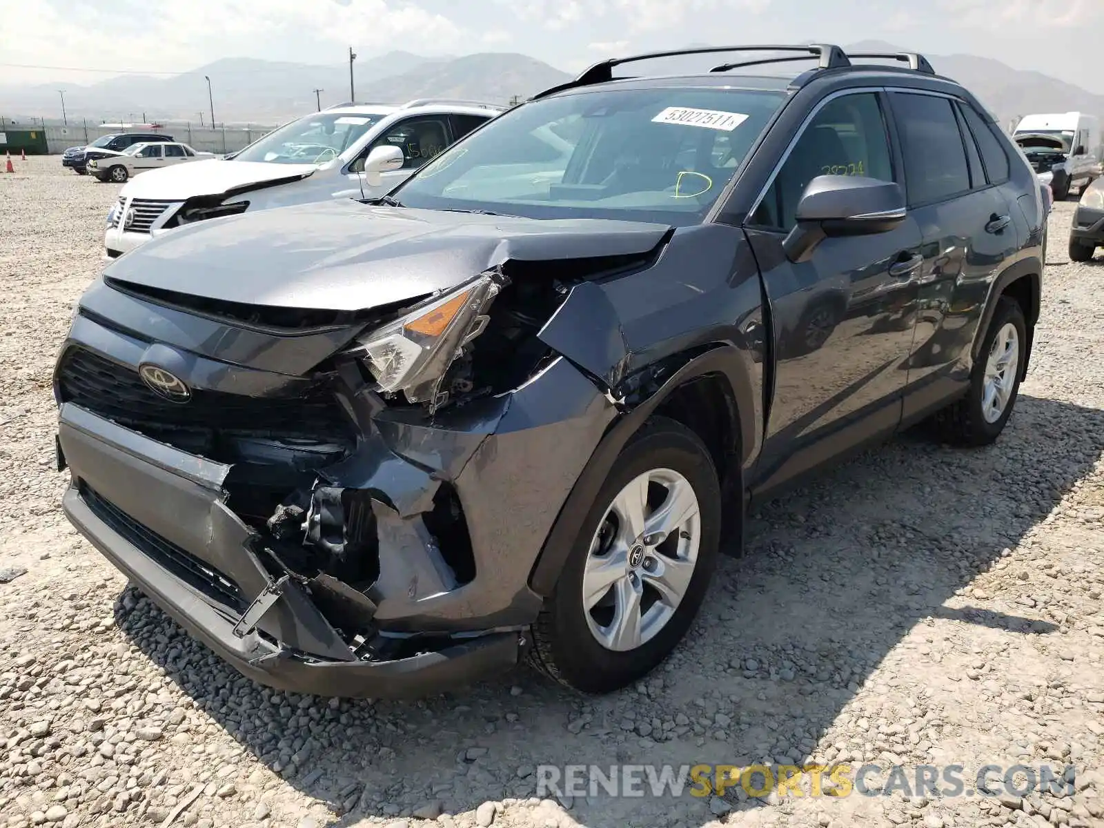 2 Photograph of a damaged car JTMW1RFV1KD010157 TOYOTA RAV4 2019