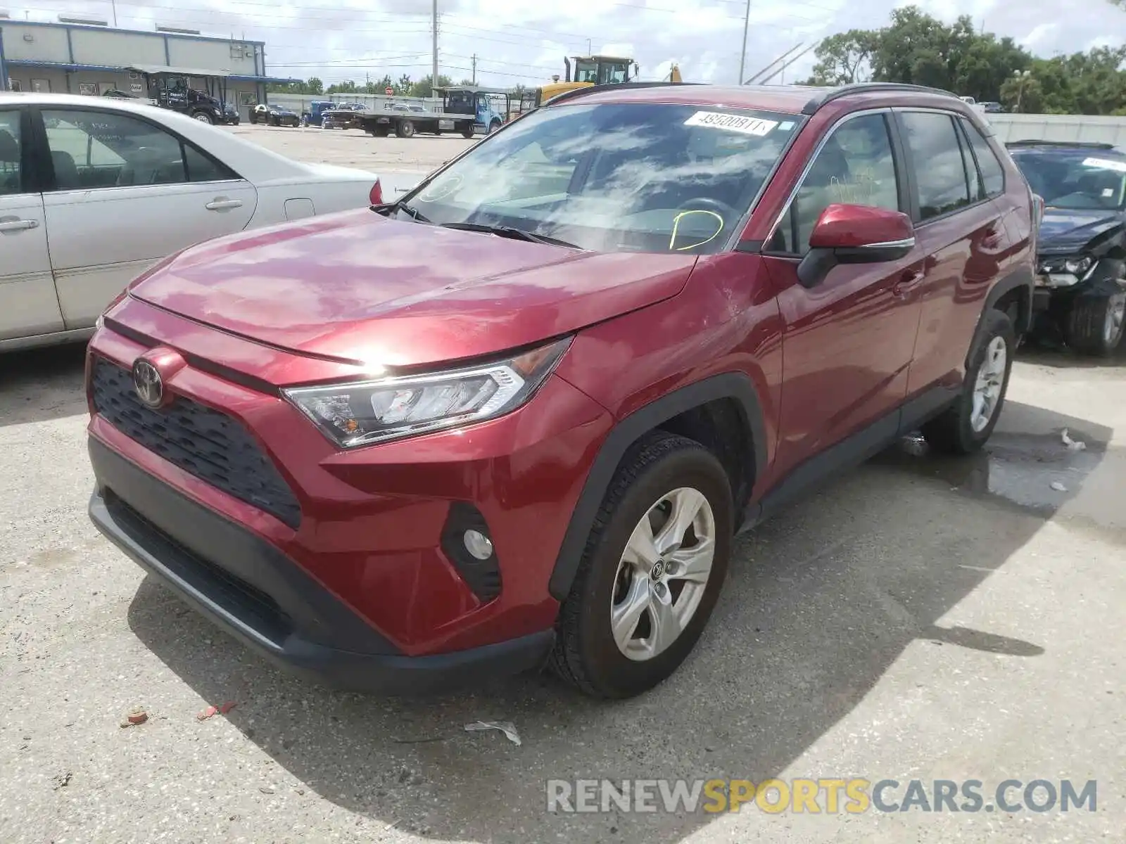 2 Photograph of a damaged car JTMW1RFV1KD010580 TOYOTA RAV4 2019