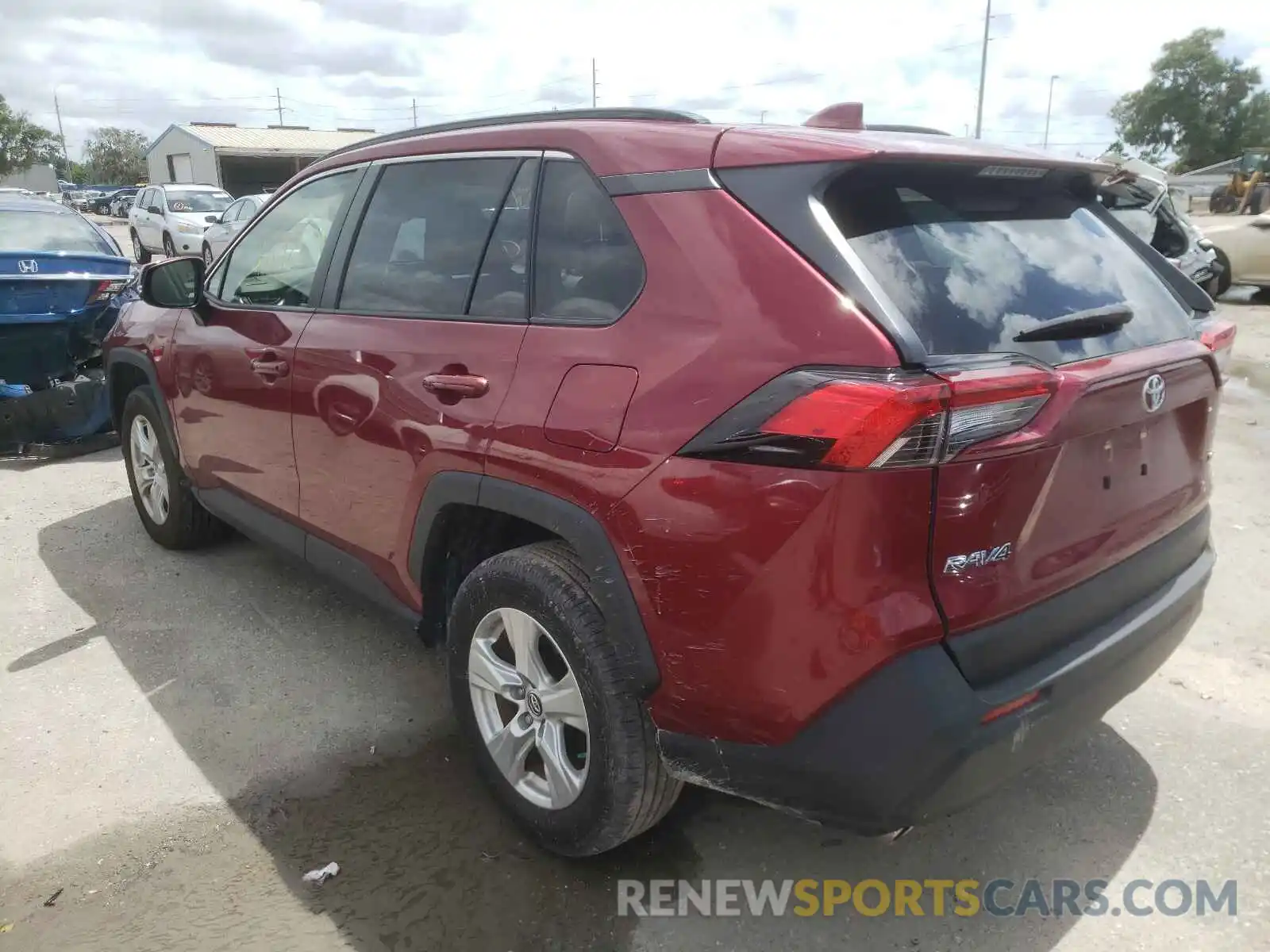 3 Photograph of a damaged car JTMW1RFV1KD010580 TOYOTA RAV4 2019