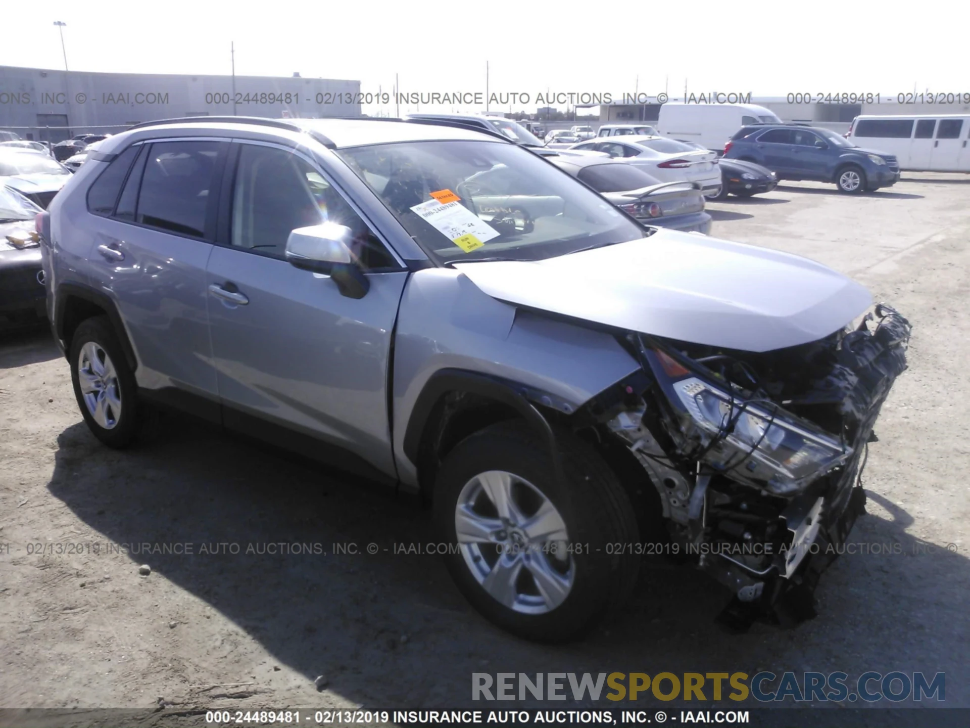 1 Photograph of a damaged car JTMW1RFV1KD010921 TOYOTA RAV4 2019