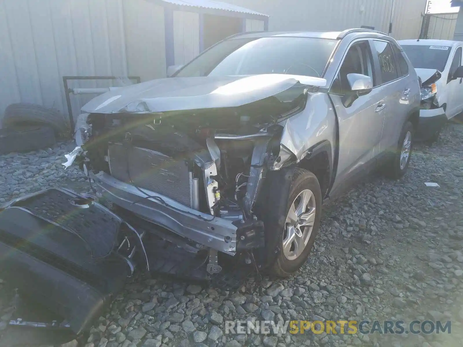 2 Photograph of a damaged car JTMW1RFV1KD017223 TOYOTA RAV4 2019