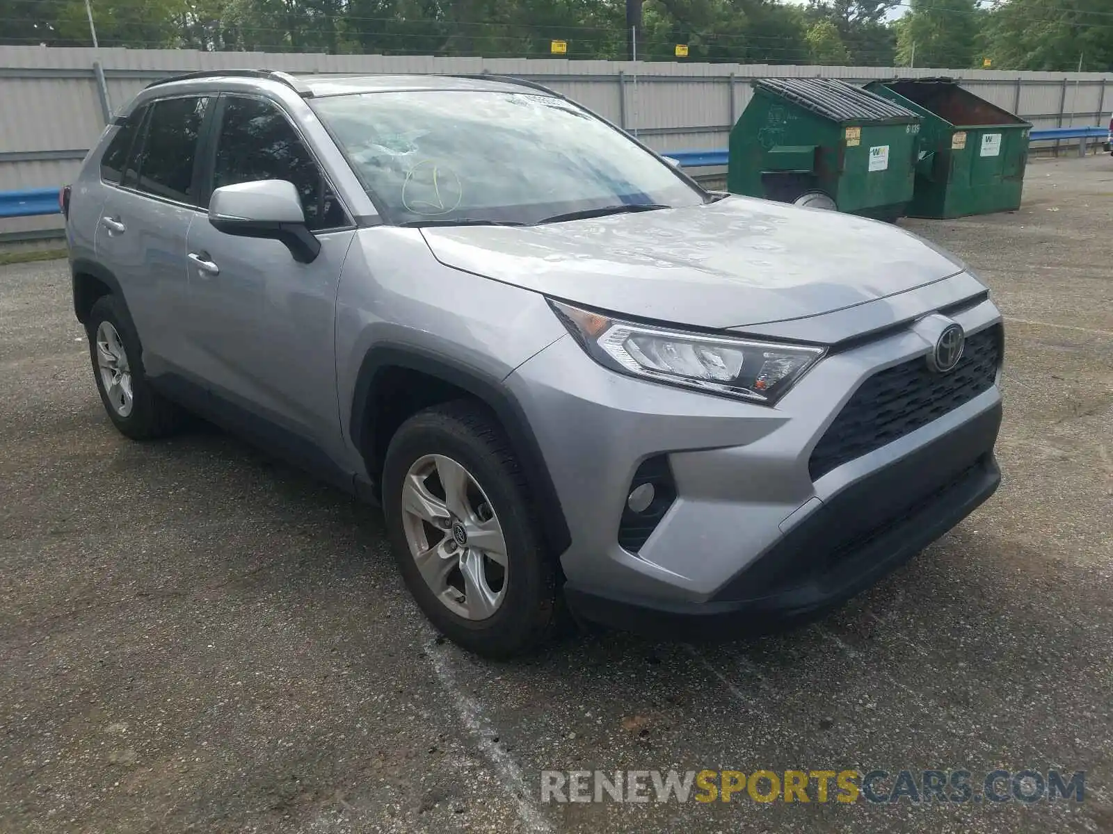 1 Photograph of a damaged car JTMW1RFV1KD017917 TOYOTA RAV4 2019