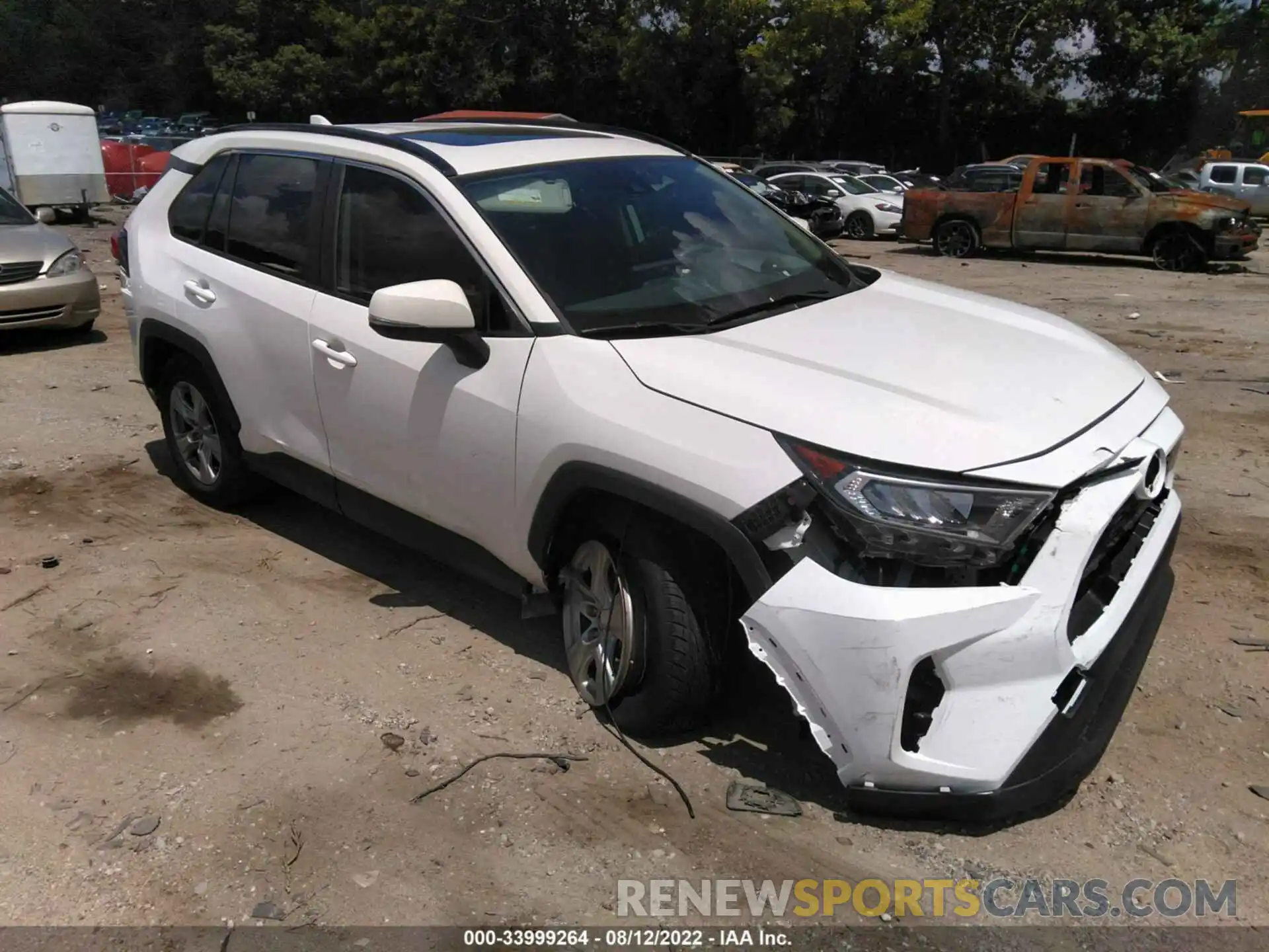 1 Photograph of a damaged car JTMW1RFV1KD019148 TOYOTA RAV4 2019