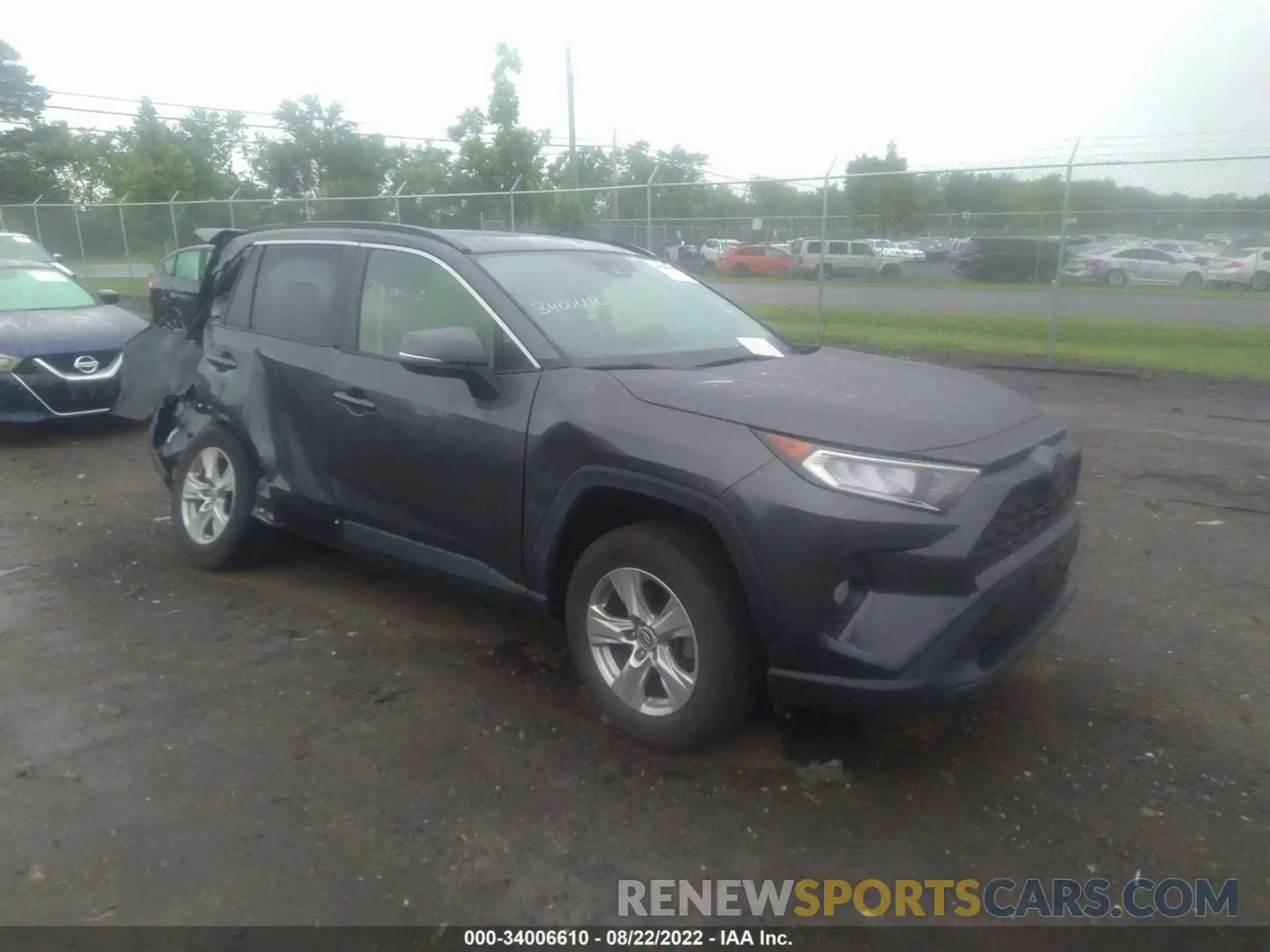 1 Photograph of a damaged car JTMW1RFV1KD020350 TOYOTA RAV4 2019