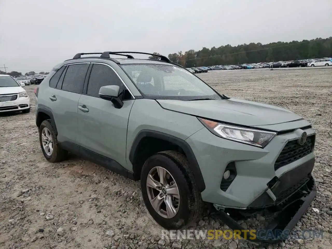 1 Photograph of a damaged car JTMW1RFV1KD022941 TOYOTA RAV4 2019