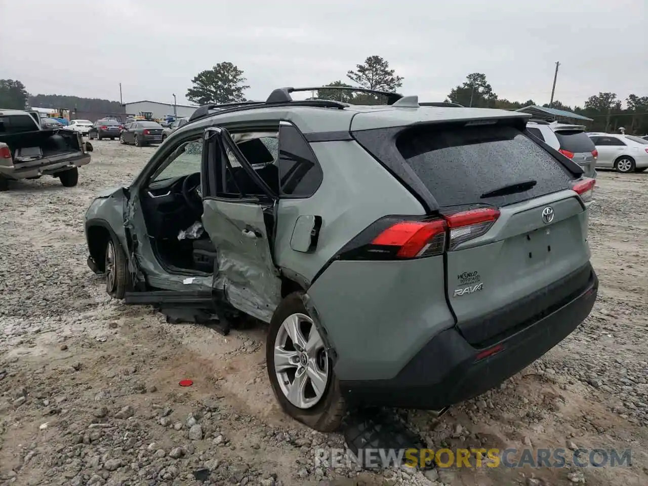 3 Photograph of a damaged car JTMW1RFV1KD022941 TOYOTA RAV4 2019