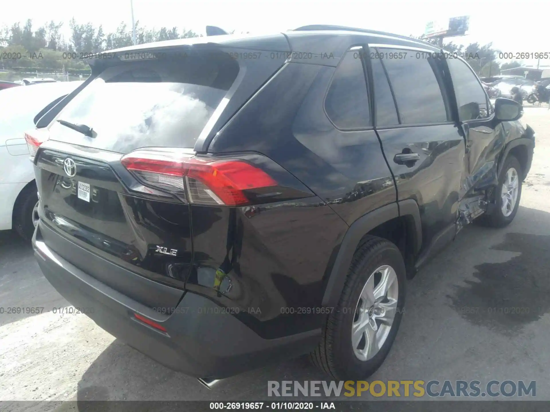 4 Photograph of a damaged car JTMW1RFV1KD025046 TOYOTA RAV4 2019