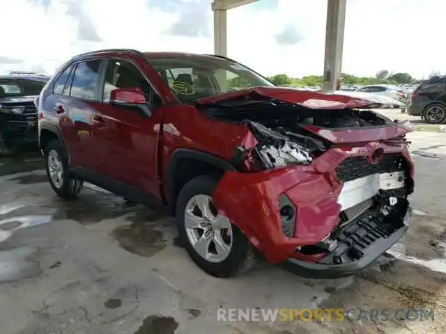 1 Photograph of a damaged car JTMW1RFV1KD030599 TOYOTA RAV4 2019