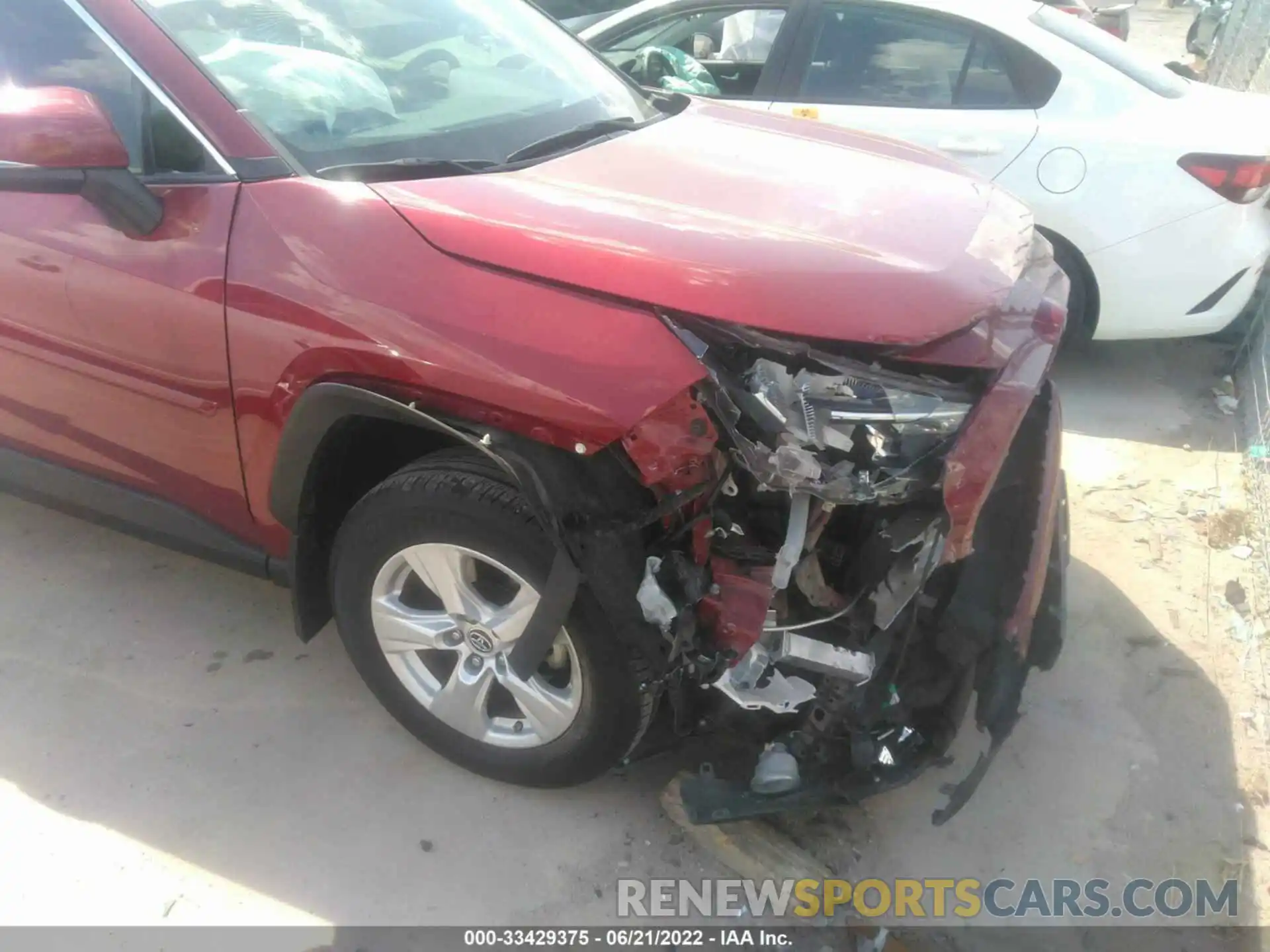 6 Photograph of a damaged car JTMW1RFV1KD033681 TOYOTA RAV4 2019